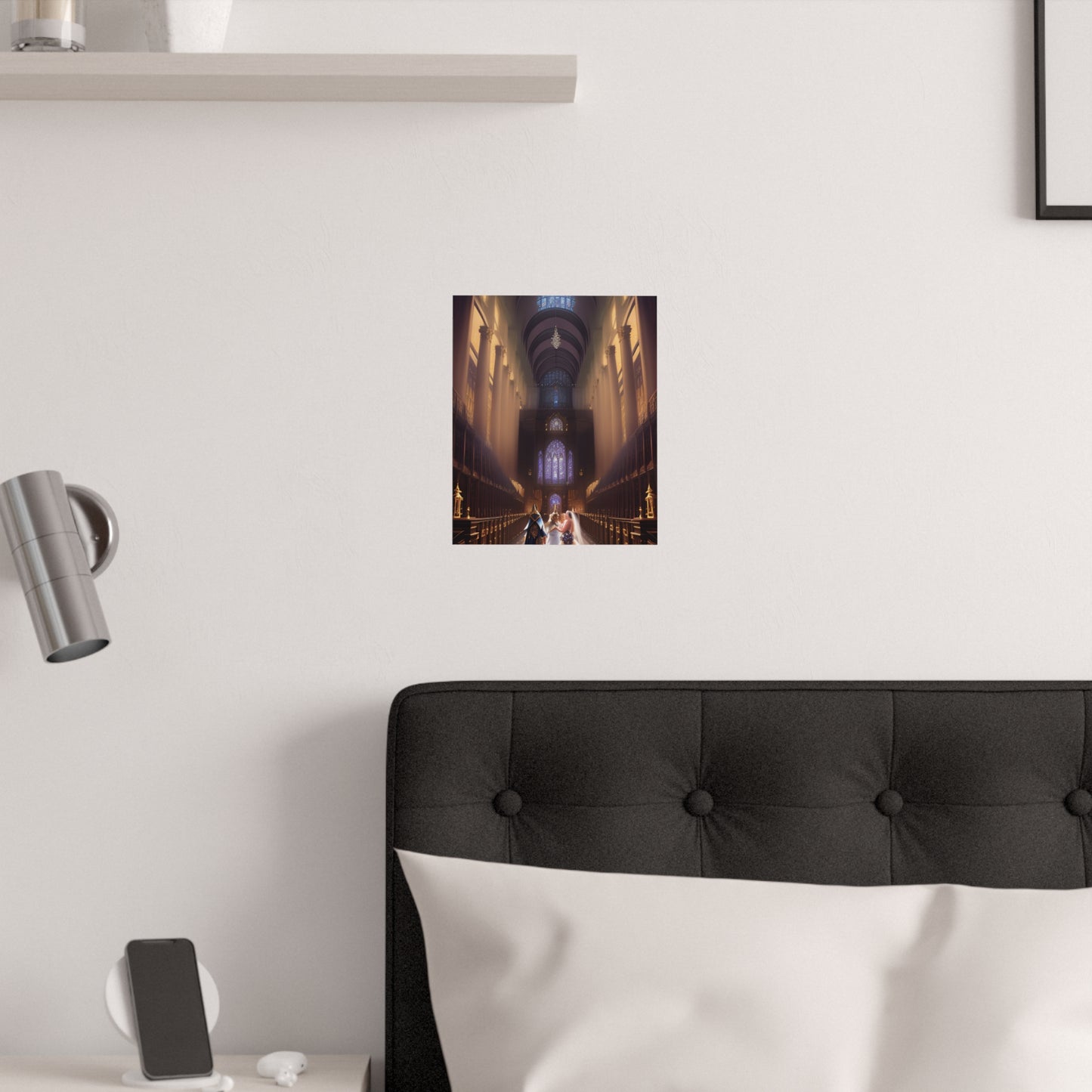 Futuristic Wedding Satin Poster (210gsm)