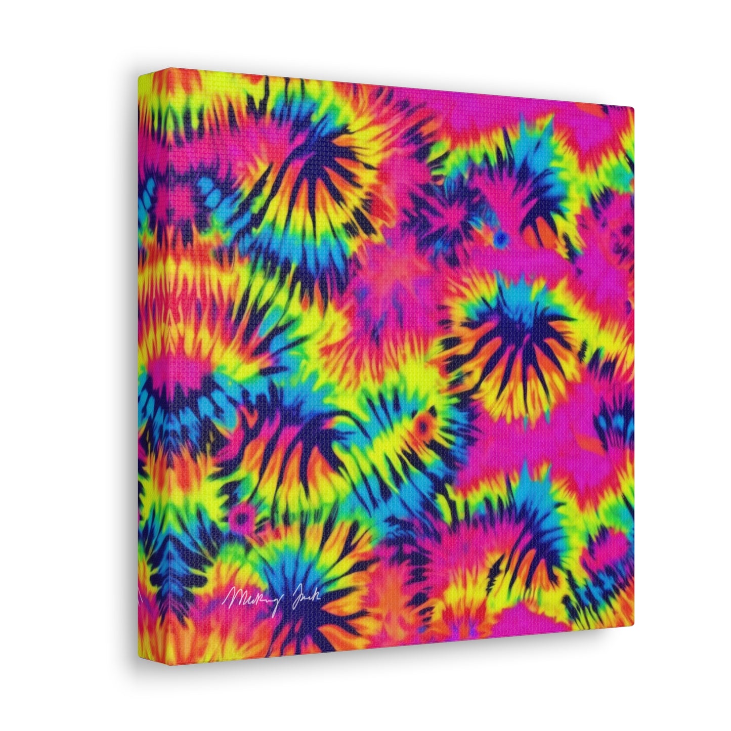 Neon Dandelions Canvas Gallery Wraps
