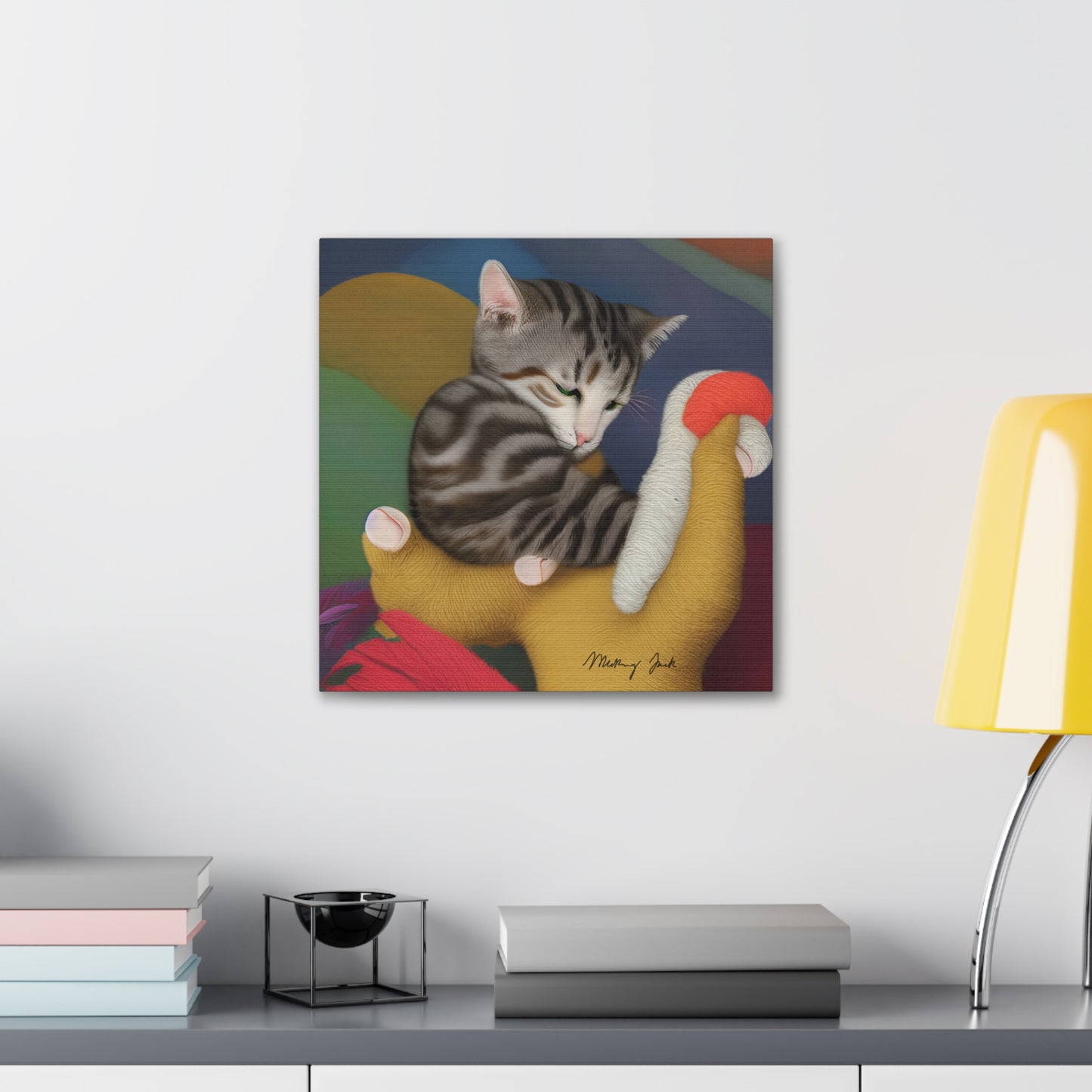 Sleeping Cat Canvas Gallery Wraps