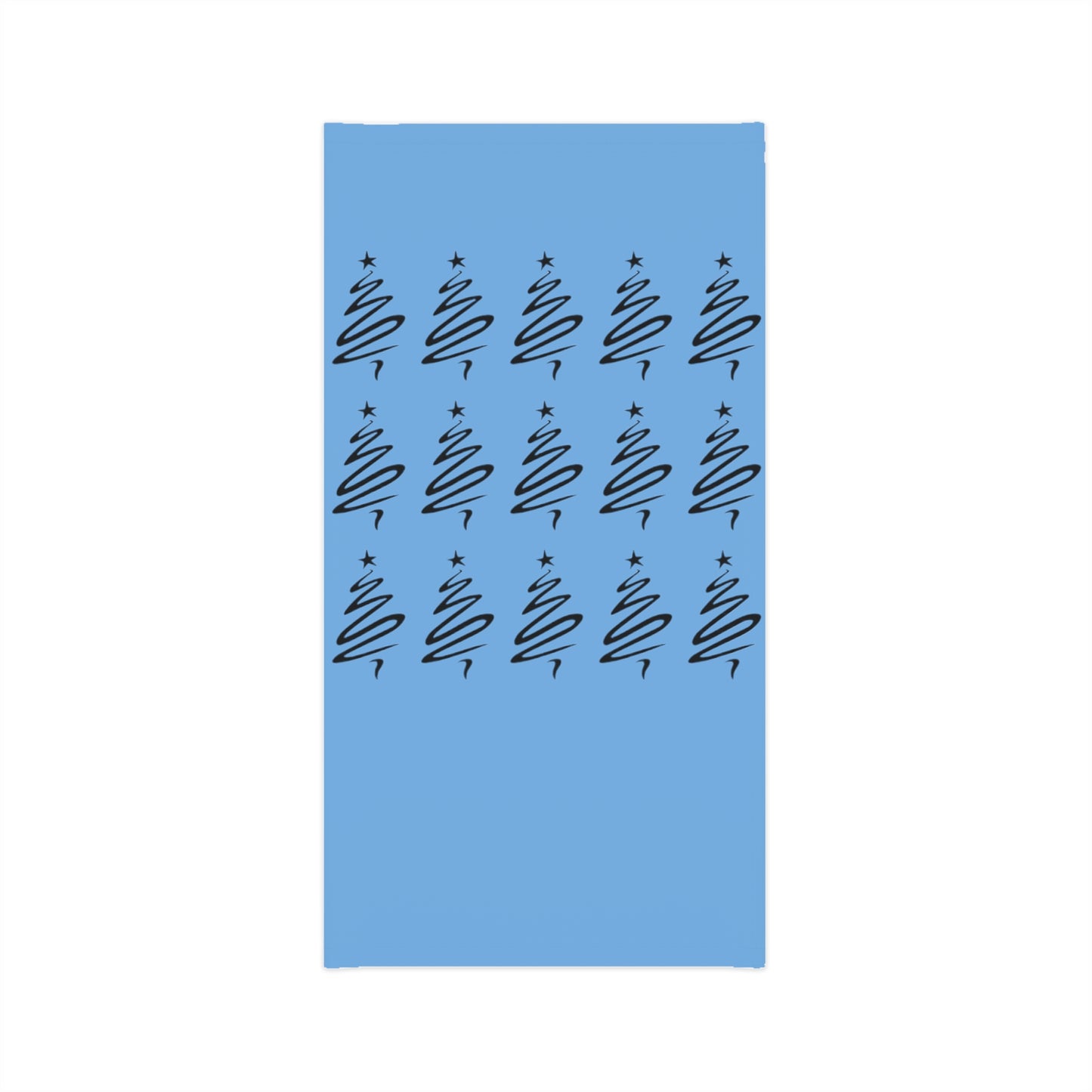 Christmas Tree Light Blue Midweight Neck Gaiter
