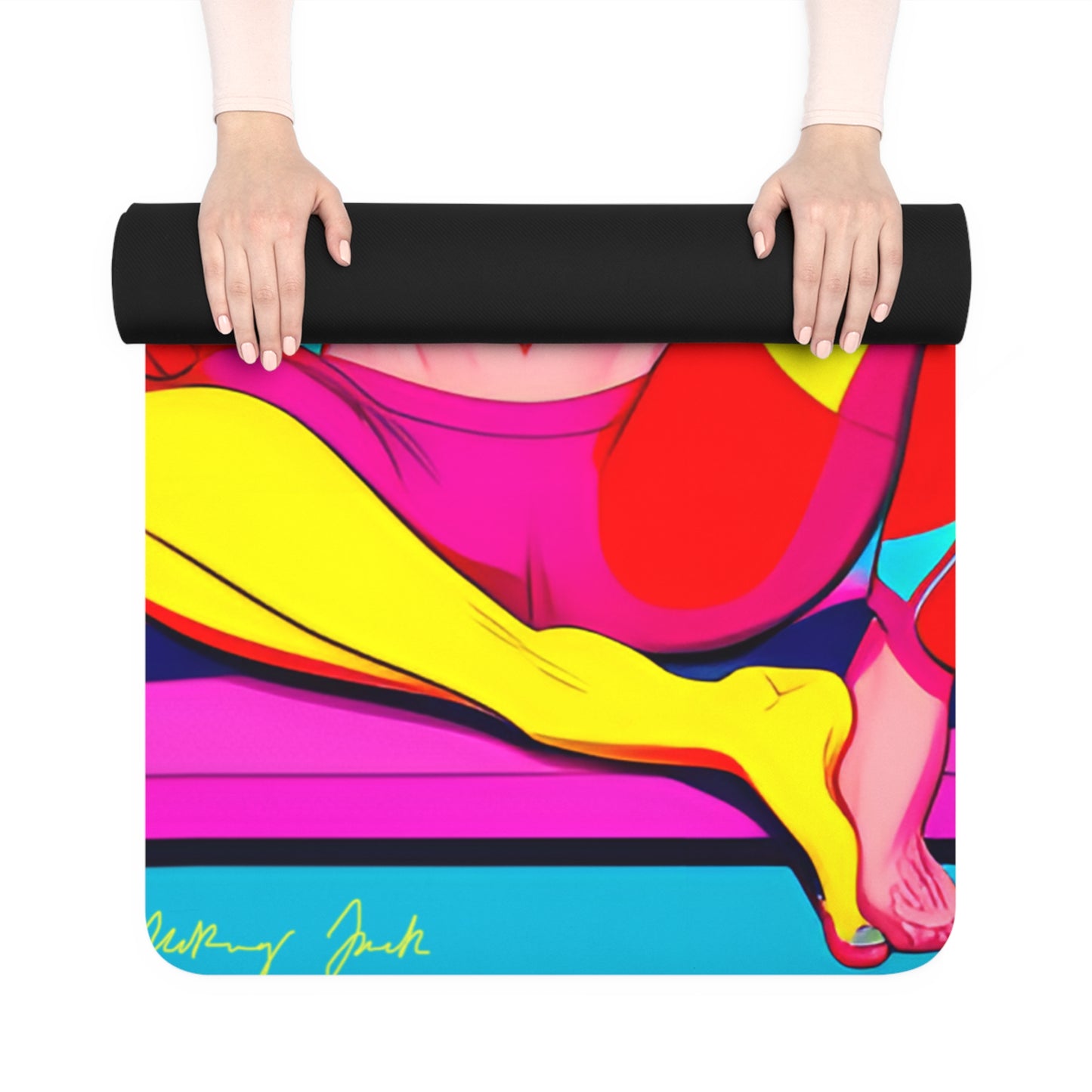 Yoga Instructor Rubber Yoga Mat