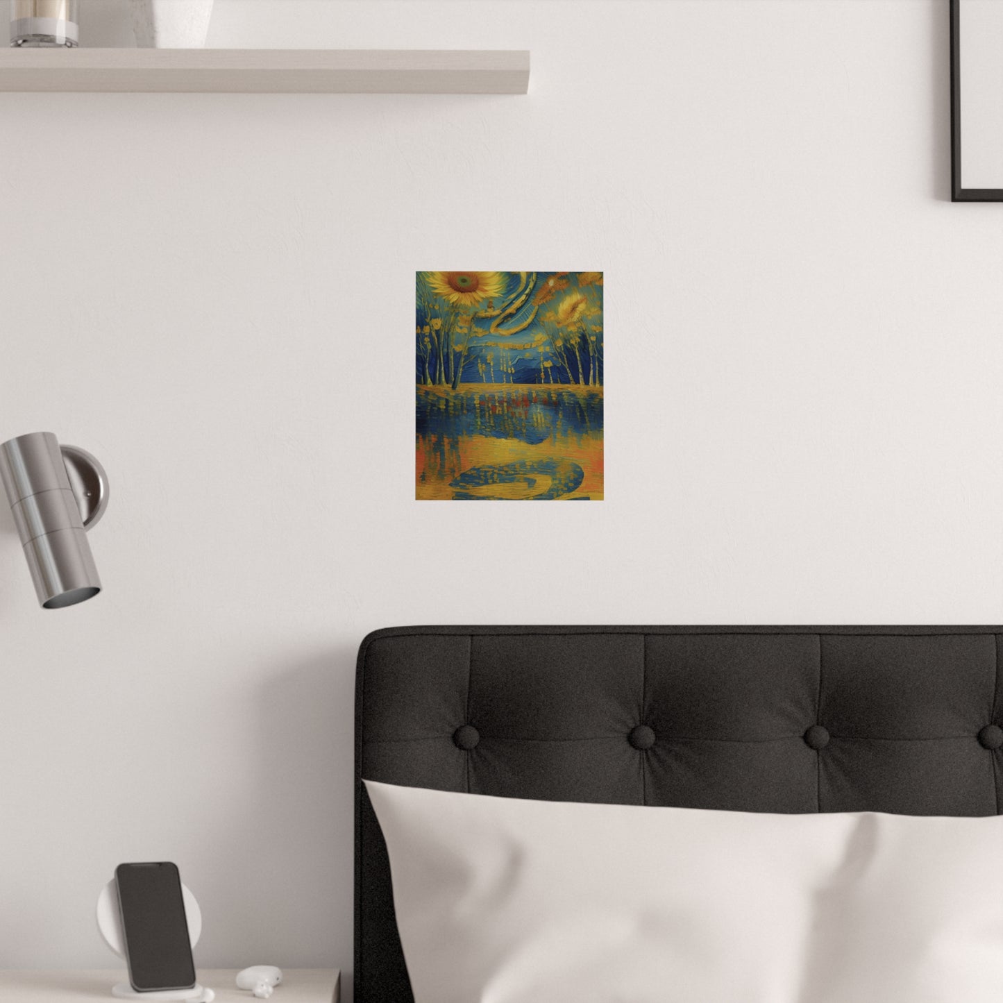 Sunflower Lake Satin Poster (210gsm)