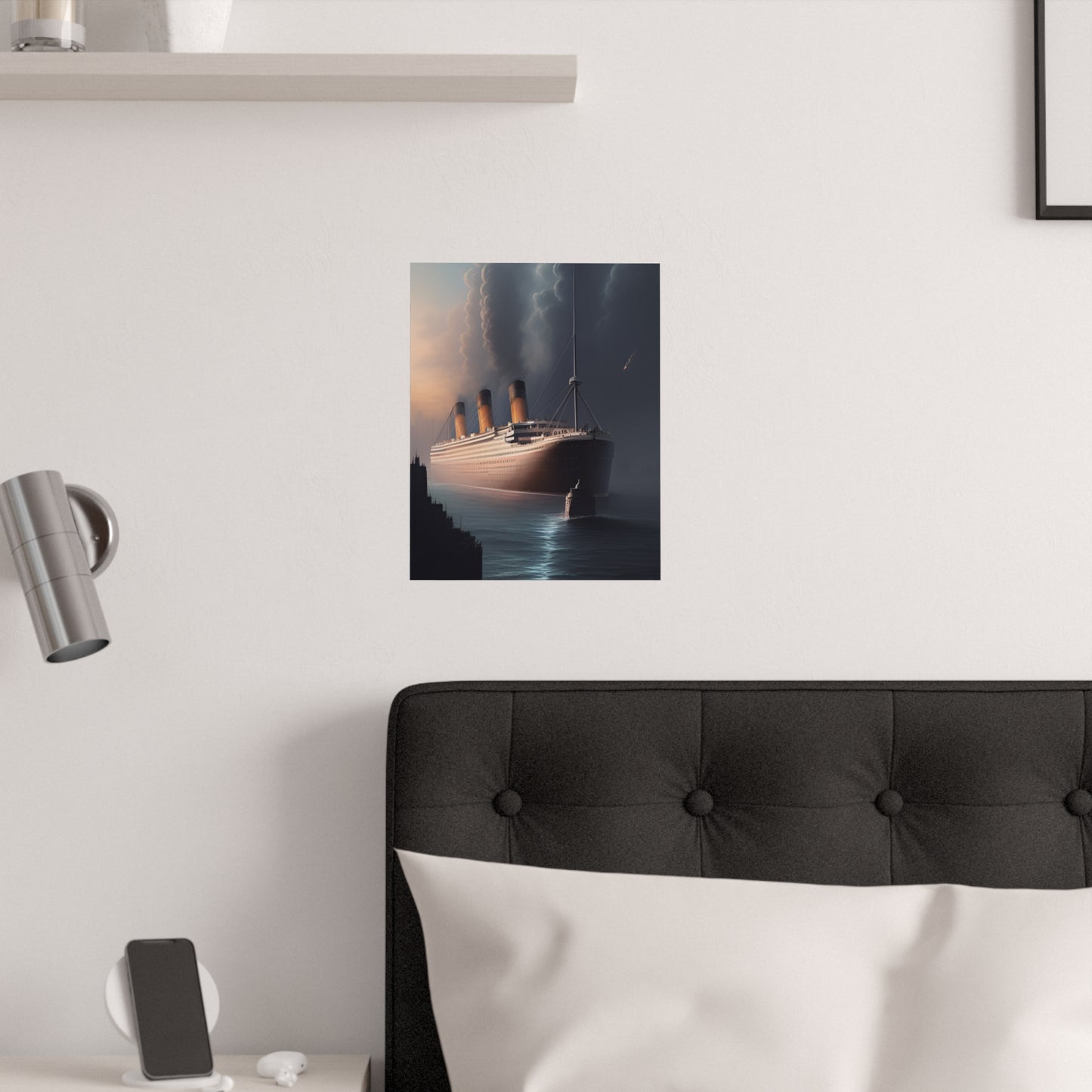 Night Ship Cruise Satin Poster (210gsm)