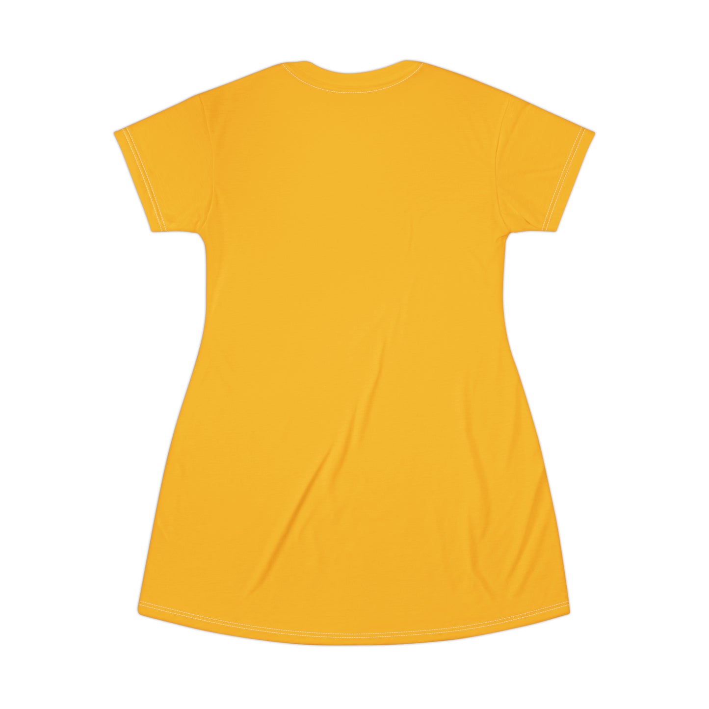 Good Witch T-Shirt Dress (AOP) yellow