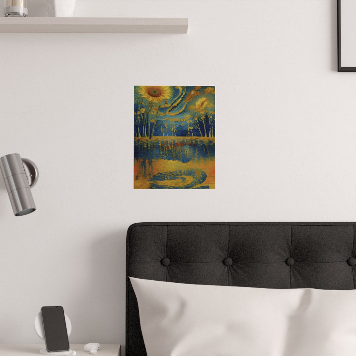 Sunflower Lake Satin Poster (210gsm)