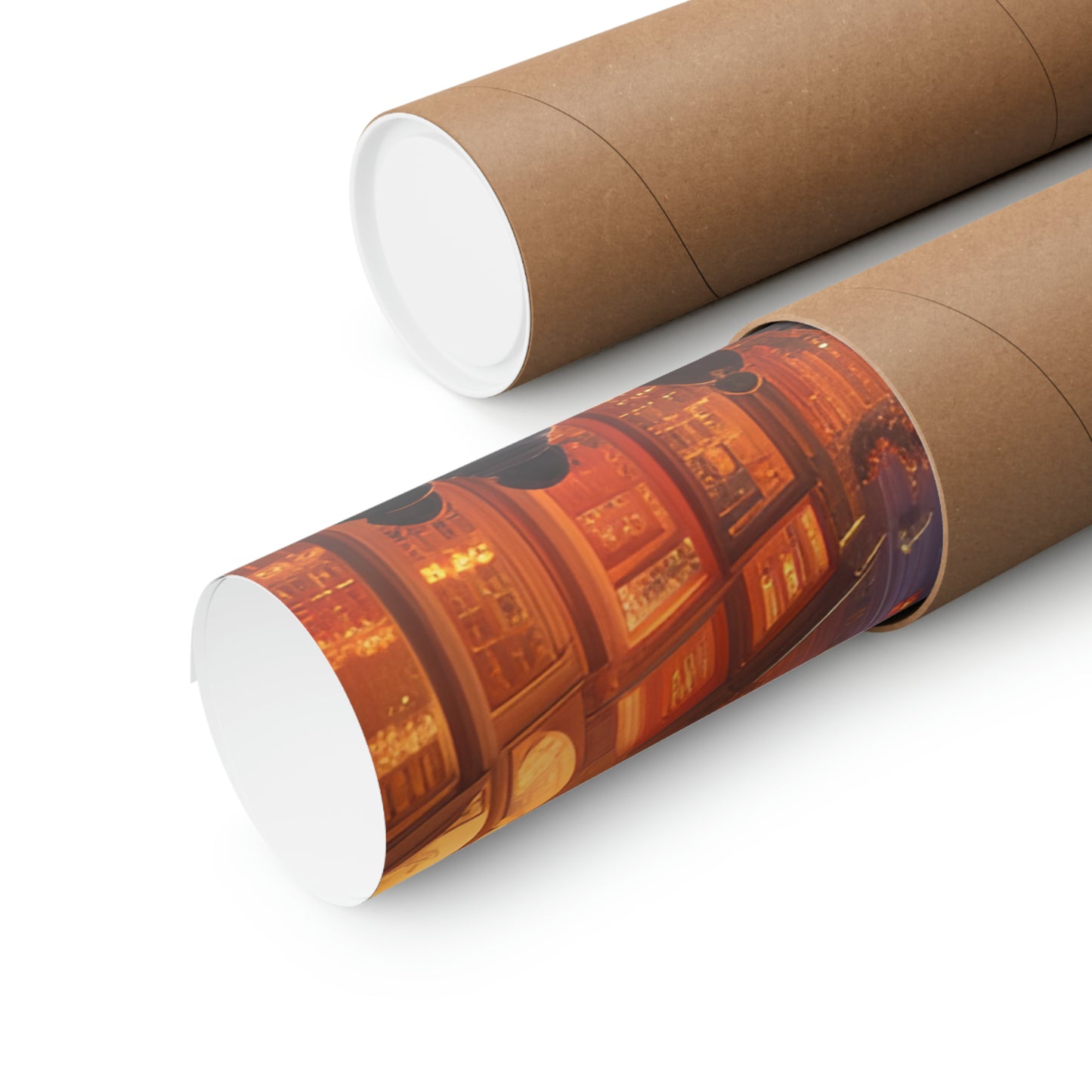 Christmas Shoppers Matte Vertical Posters