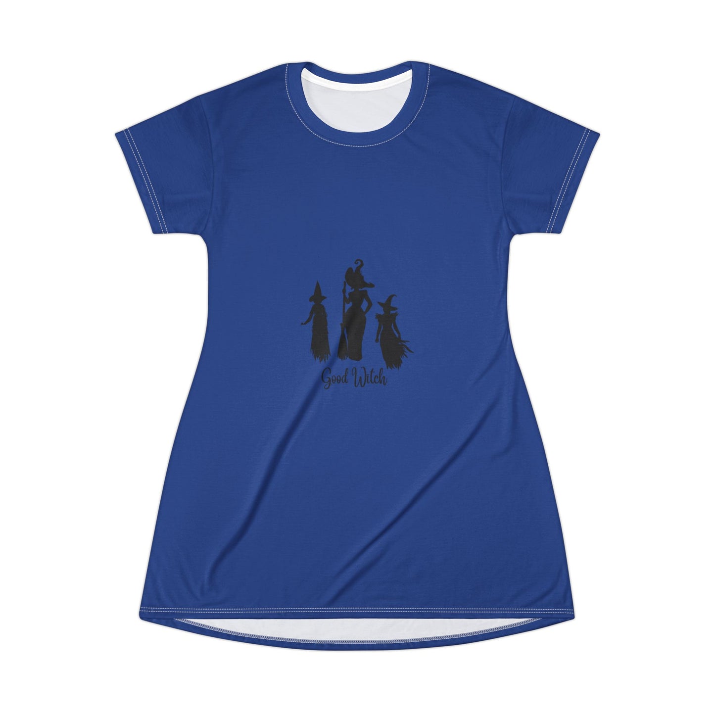 Good Witch T-Shirt Dress (AOP) navy