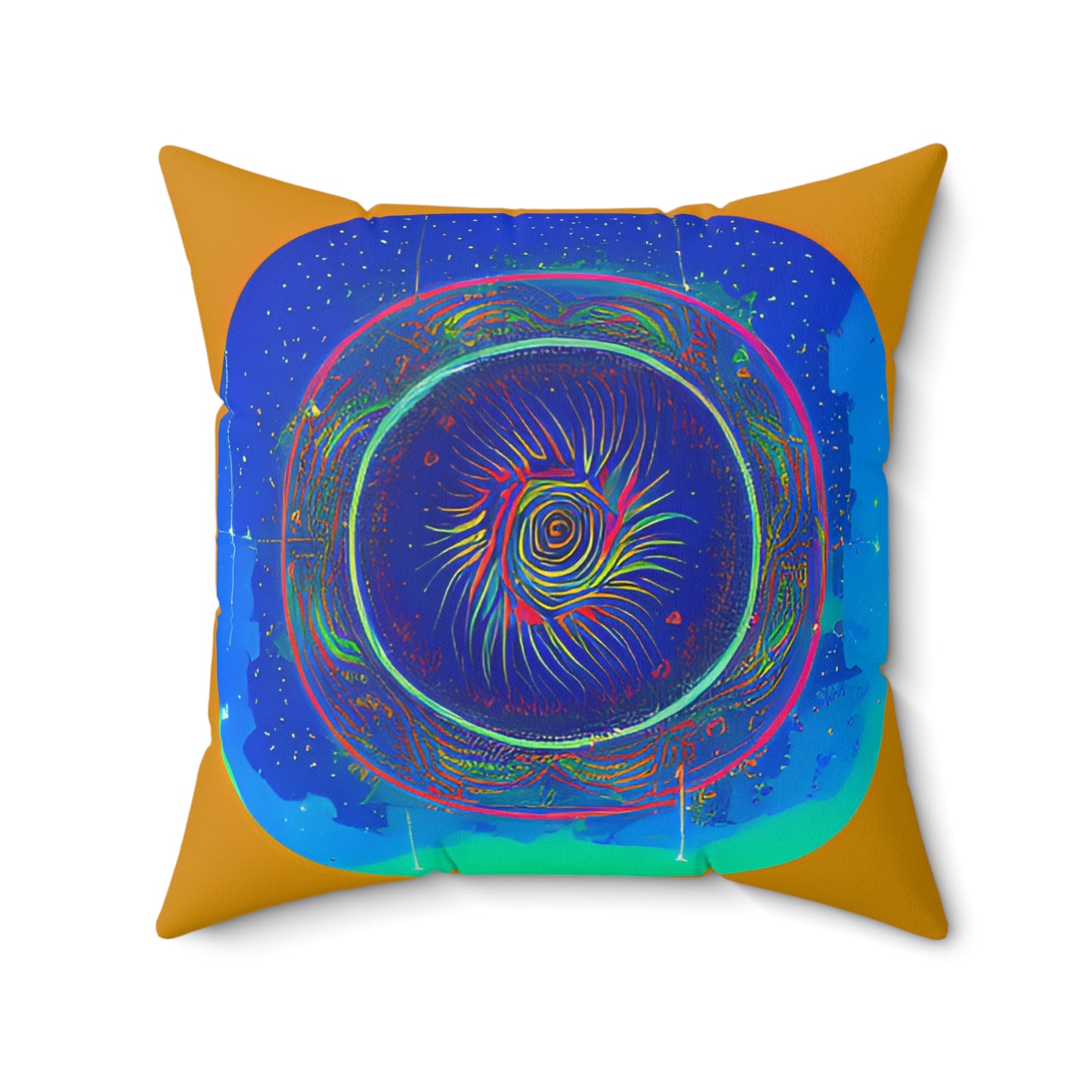Galaxy Spun Polyester Square Pillow