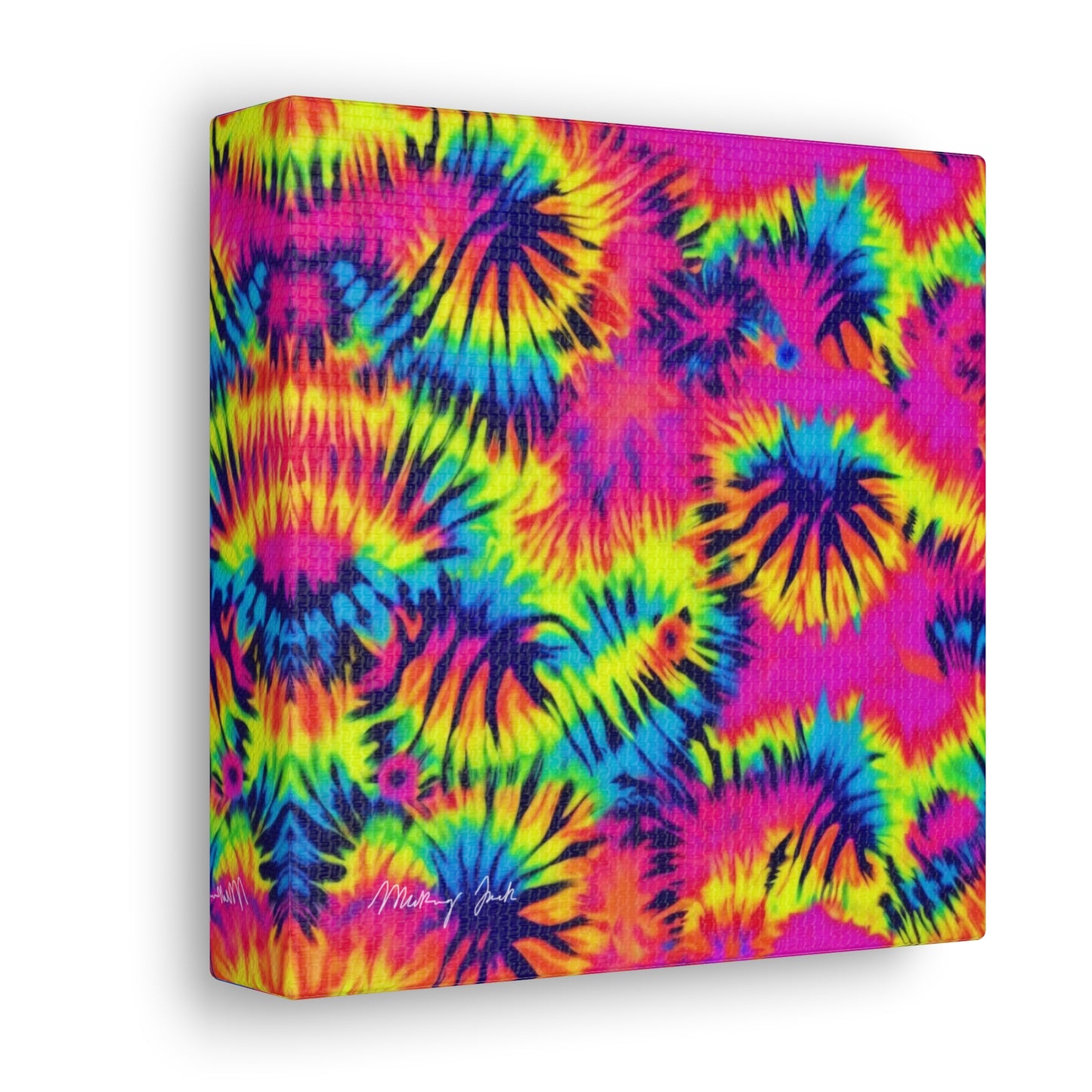 Neon Dandelions Canvas Gallery Wraps