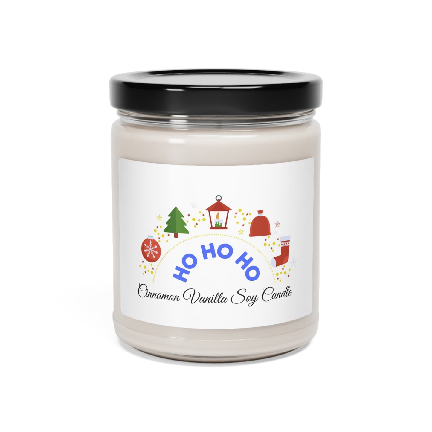 Cinnamon Vanilla Scented Soy Candle, 9oz