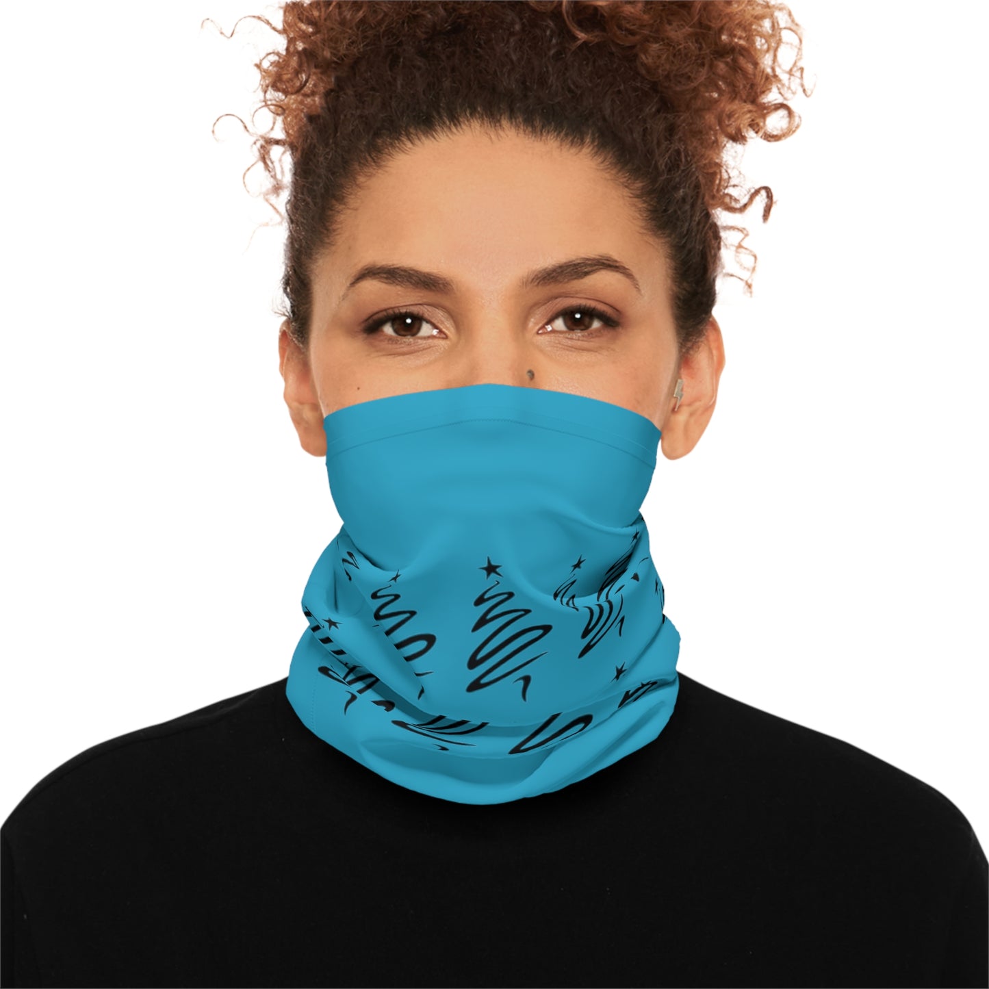 Christmas Tree Turquoise Midweight Neck Gaiter