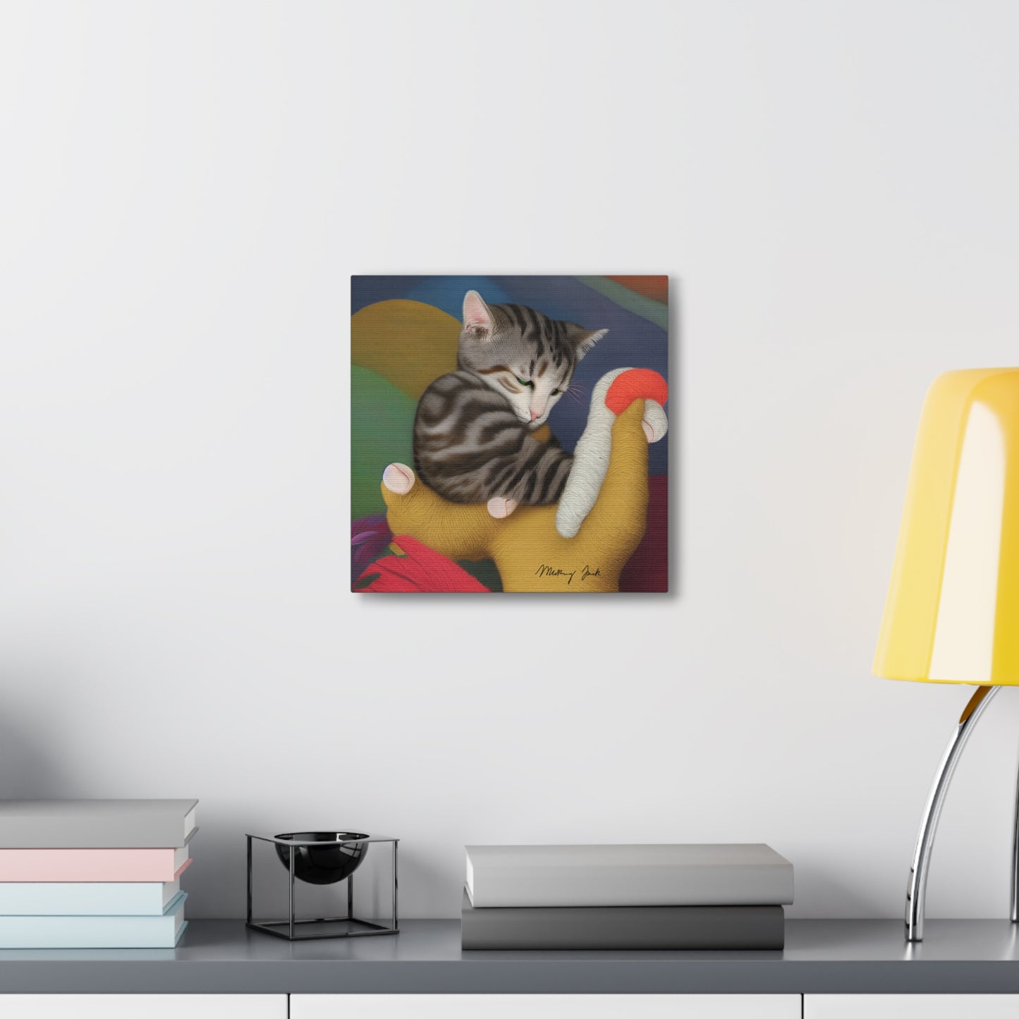 Sleeping Cat Canvas Gallery Wraps