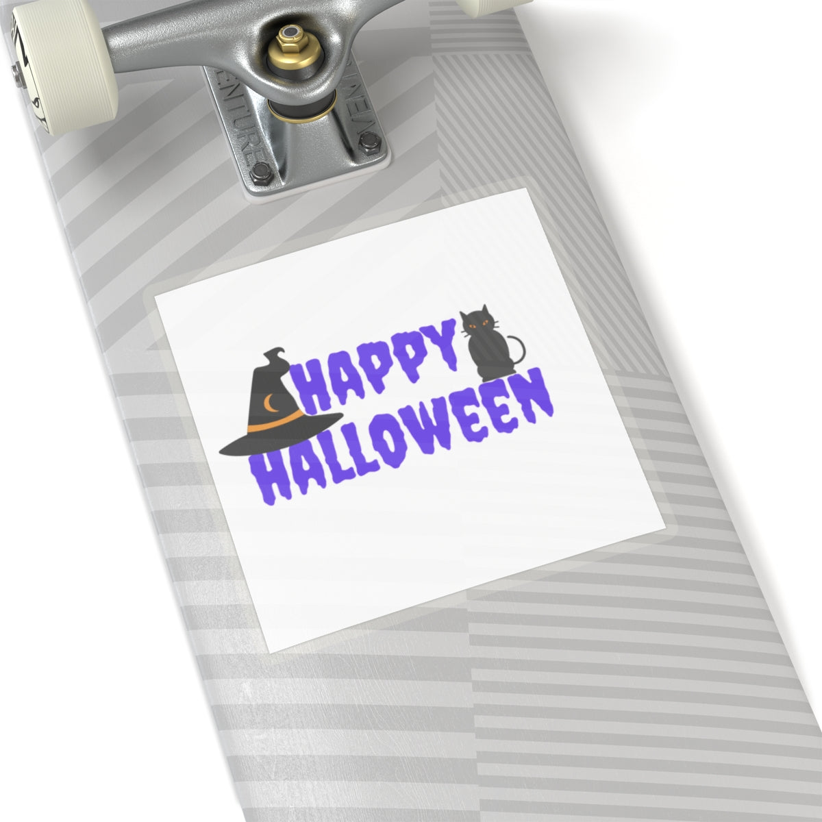 Happy Halloween Black Cat Stickers