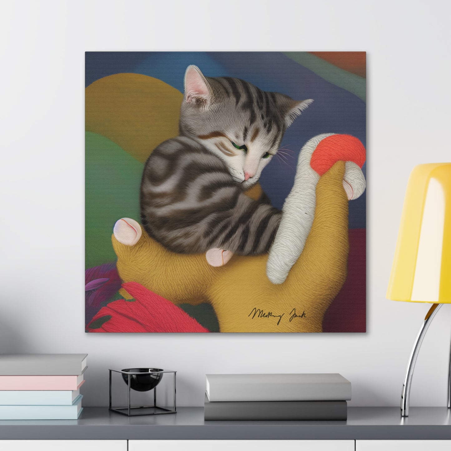 Sleeping Cat Canvas Gallery Wraps