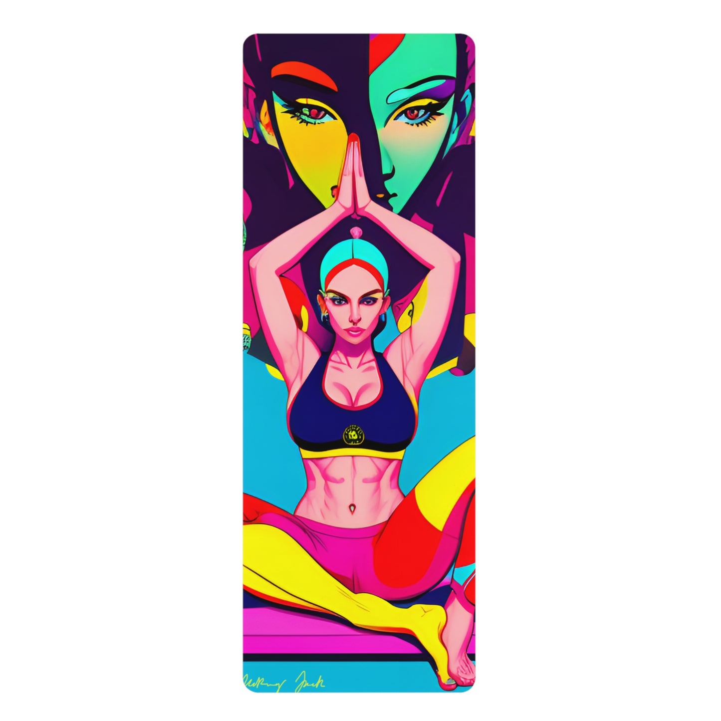 Yoga Instructor Rubber Yoga Mat
