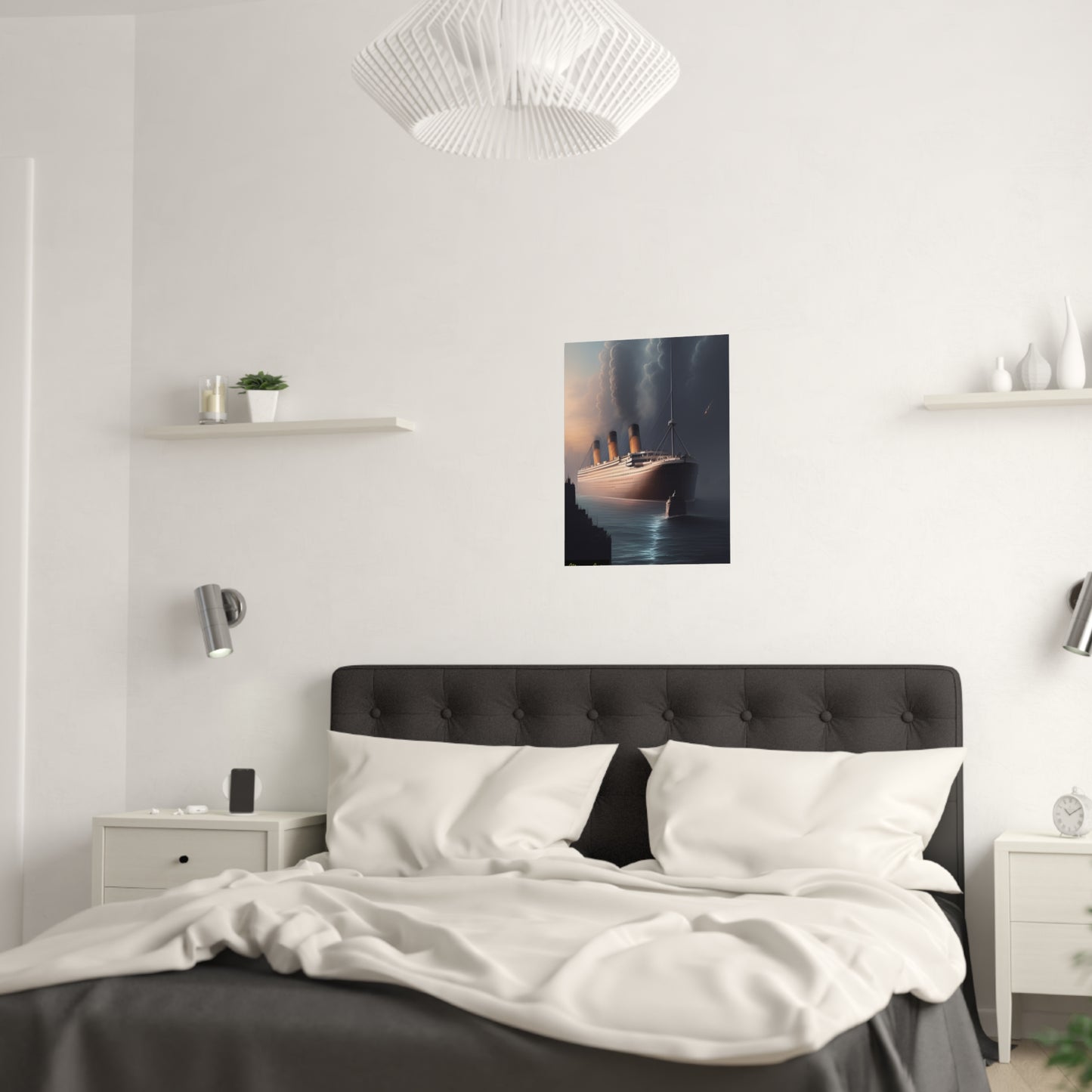 Night Ship Cruise Satin Poster (210gsm)