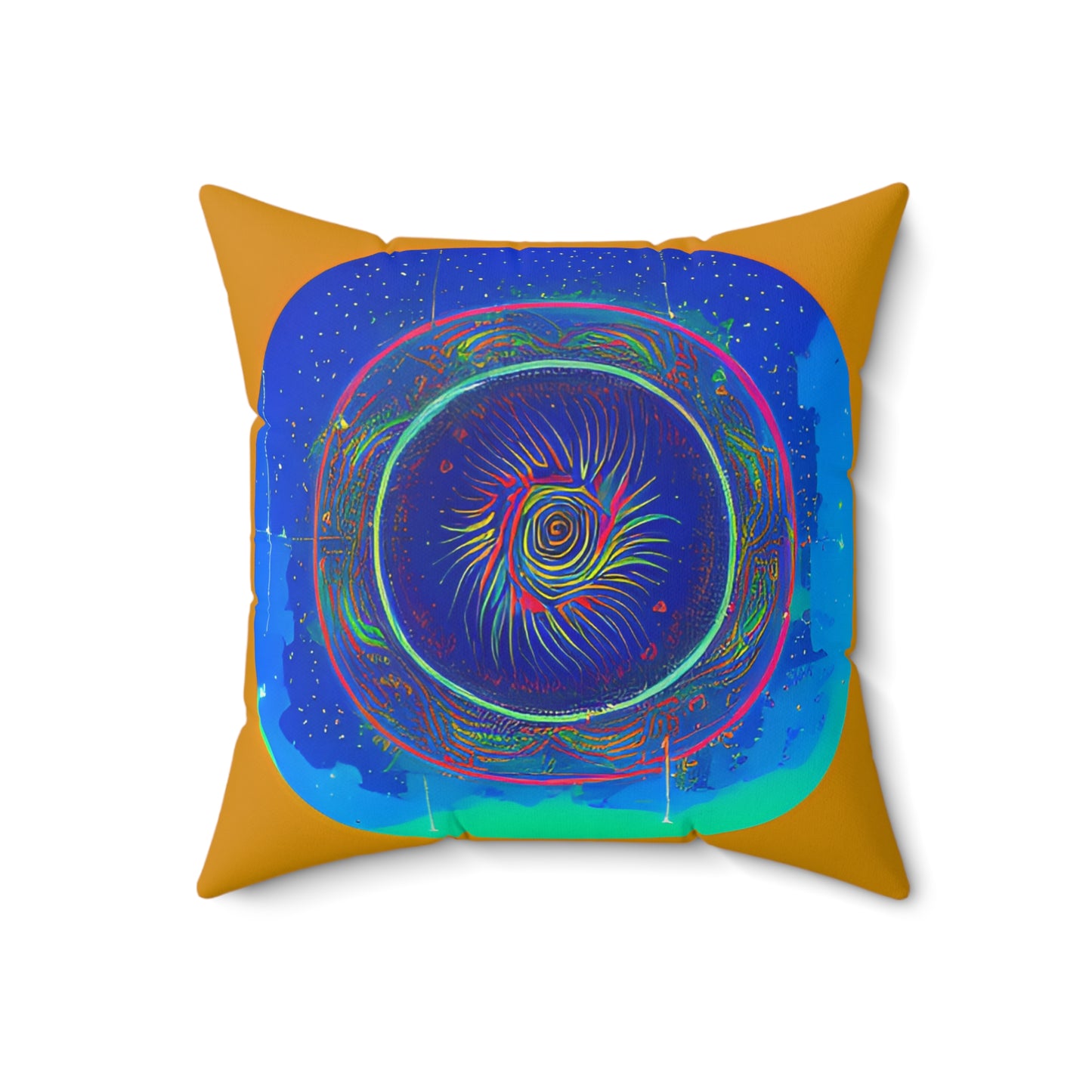 Galaxy Spun Polyester Square Pillow