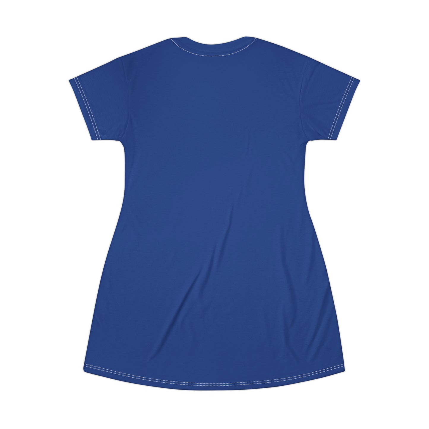 Galaxy T-Shirt Dress (AOP) dark blue