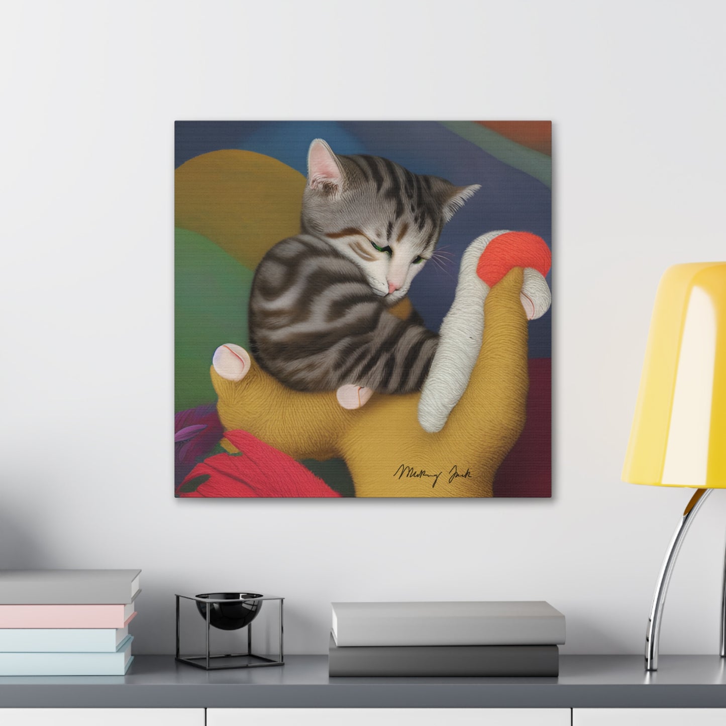 Sleeping Cat Canvas Gallery Wraps