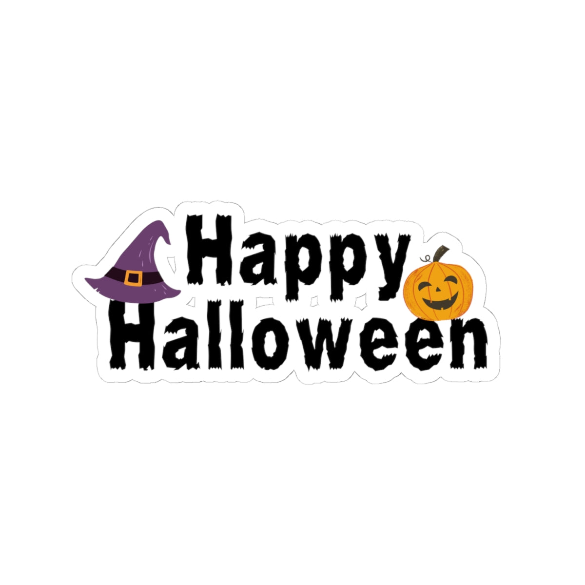 Halloween Kiss-Cut Stickers, Cute Halloween Decor, Trick-or-Treat Stickers, Laptop Stickers, Party Favors, Halloween Gifts
