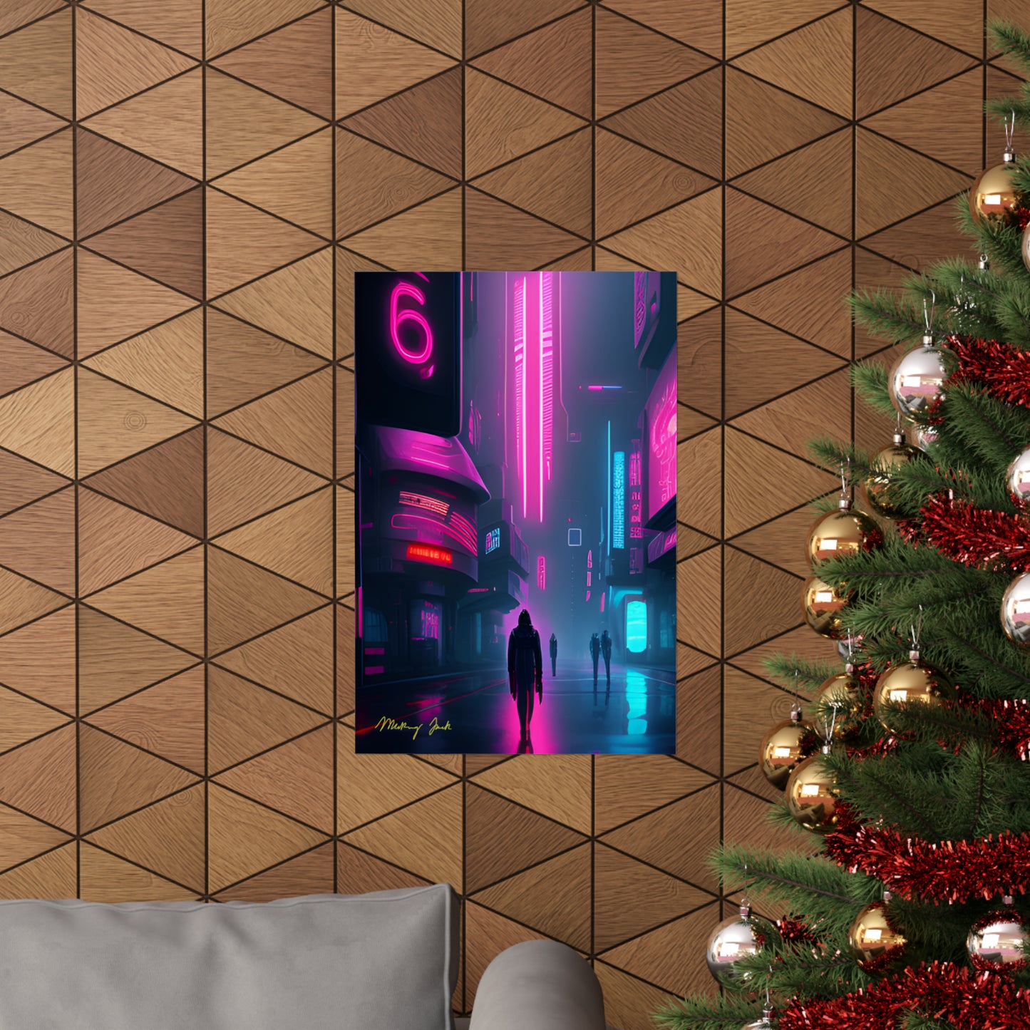 Into the Future Matte Vertical Posters