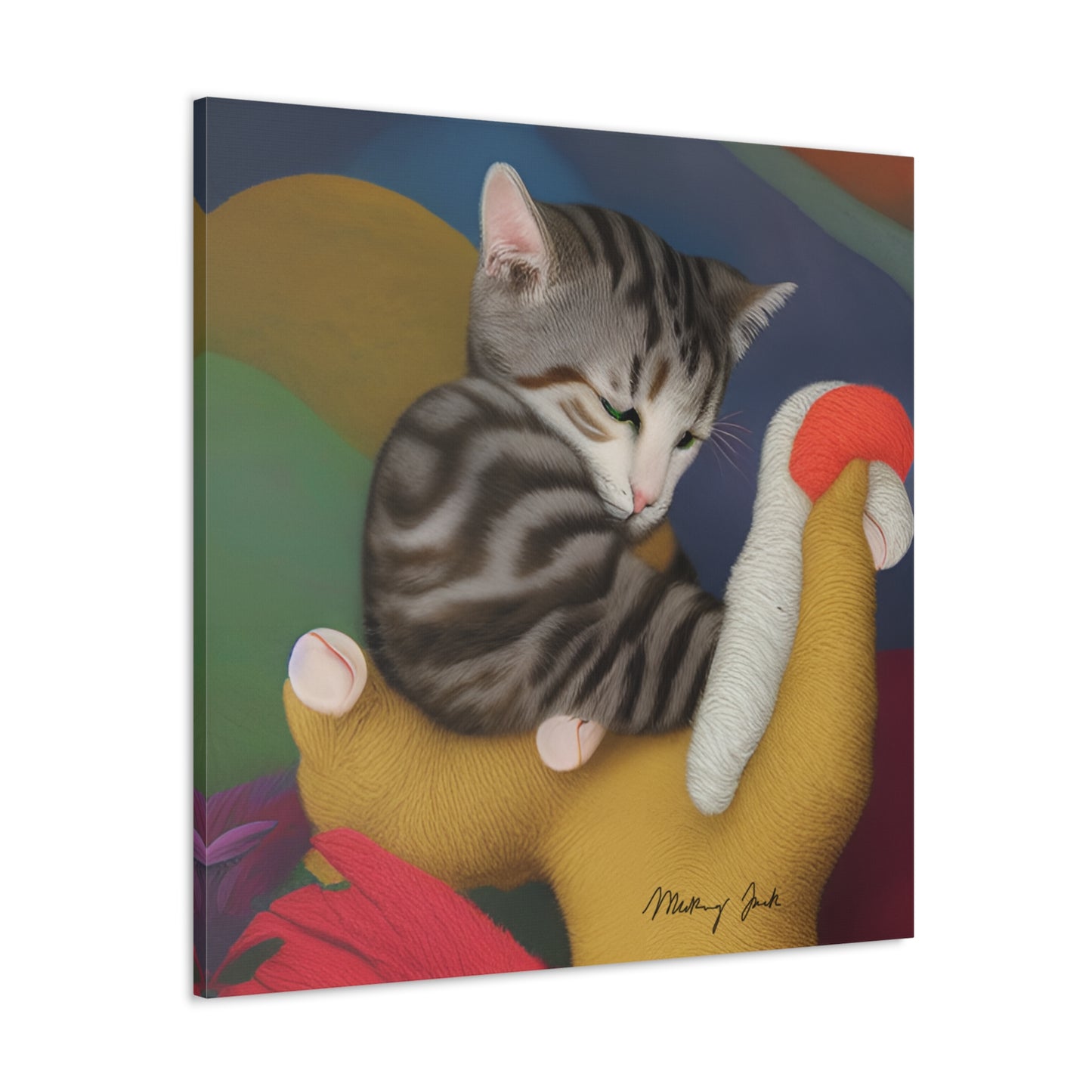 Sleeping Cat Canvas Gallery Wraps