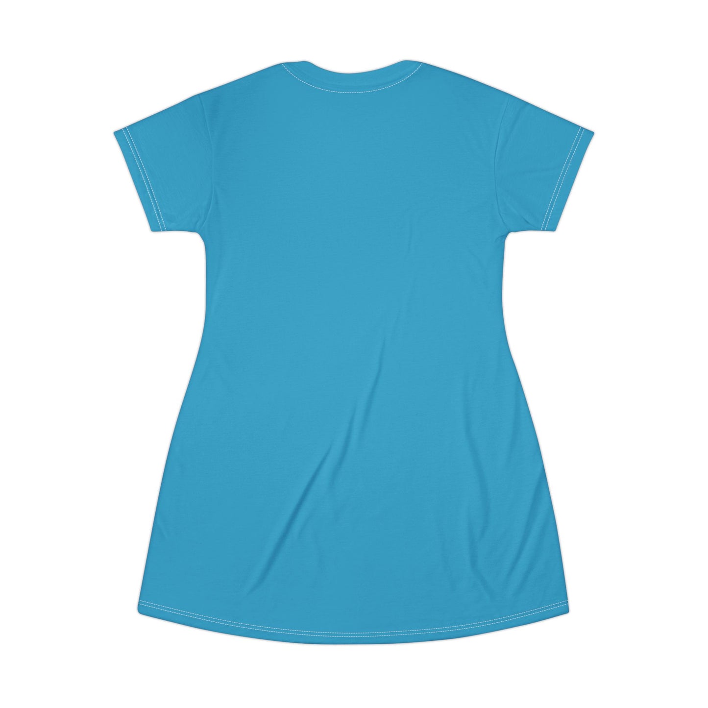 Good Witch T-Shirt Dress (AOP) turquoise