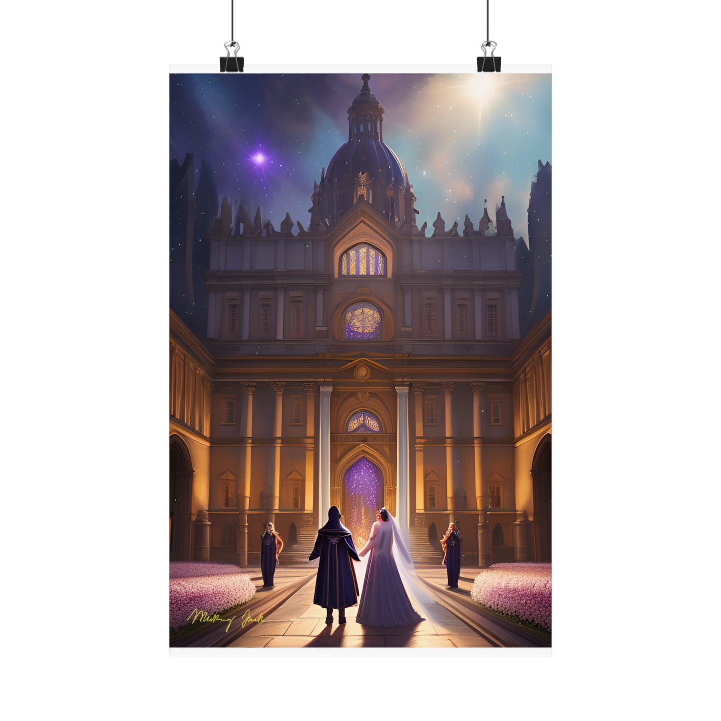 College Wedding Matte Vertical Posters