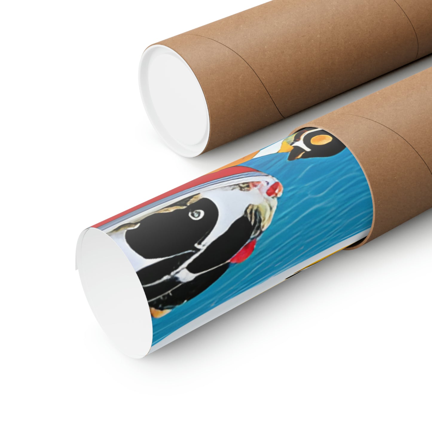 Penguin City Matte Vertical Posters