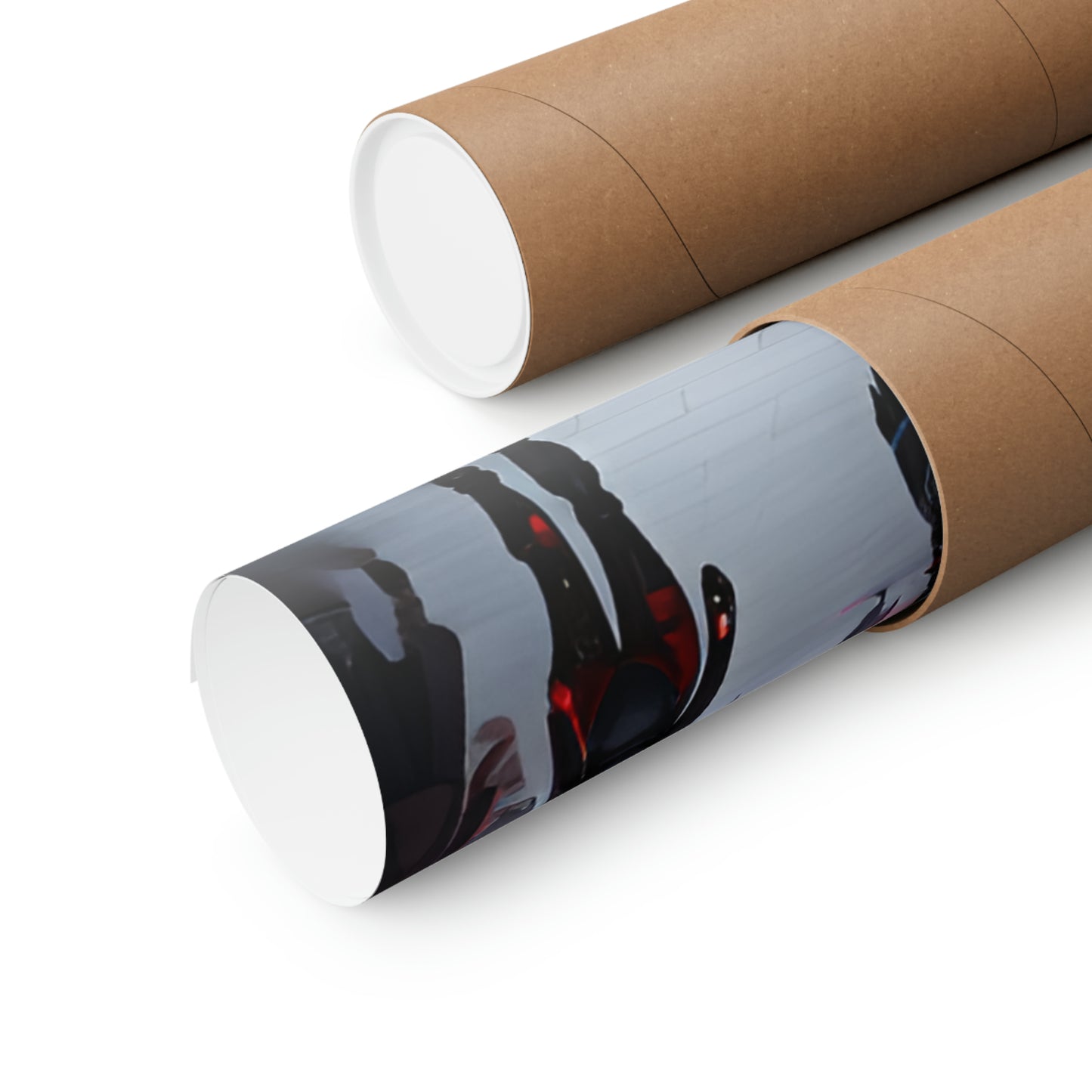 High Street into the Future Matte Vertical Posters