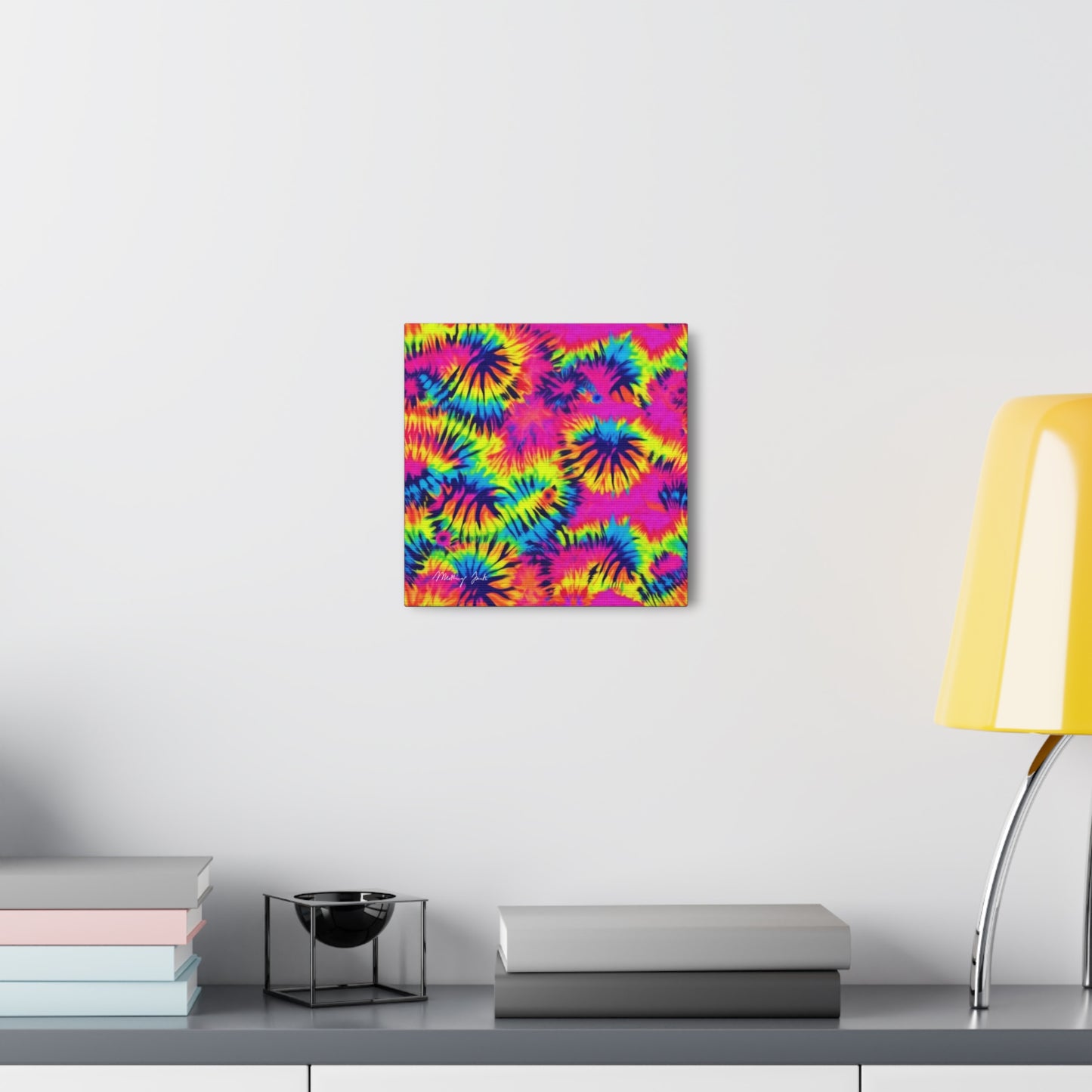 Neon Dandelions Canvas Gallery Wraps