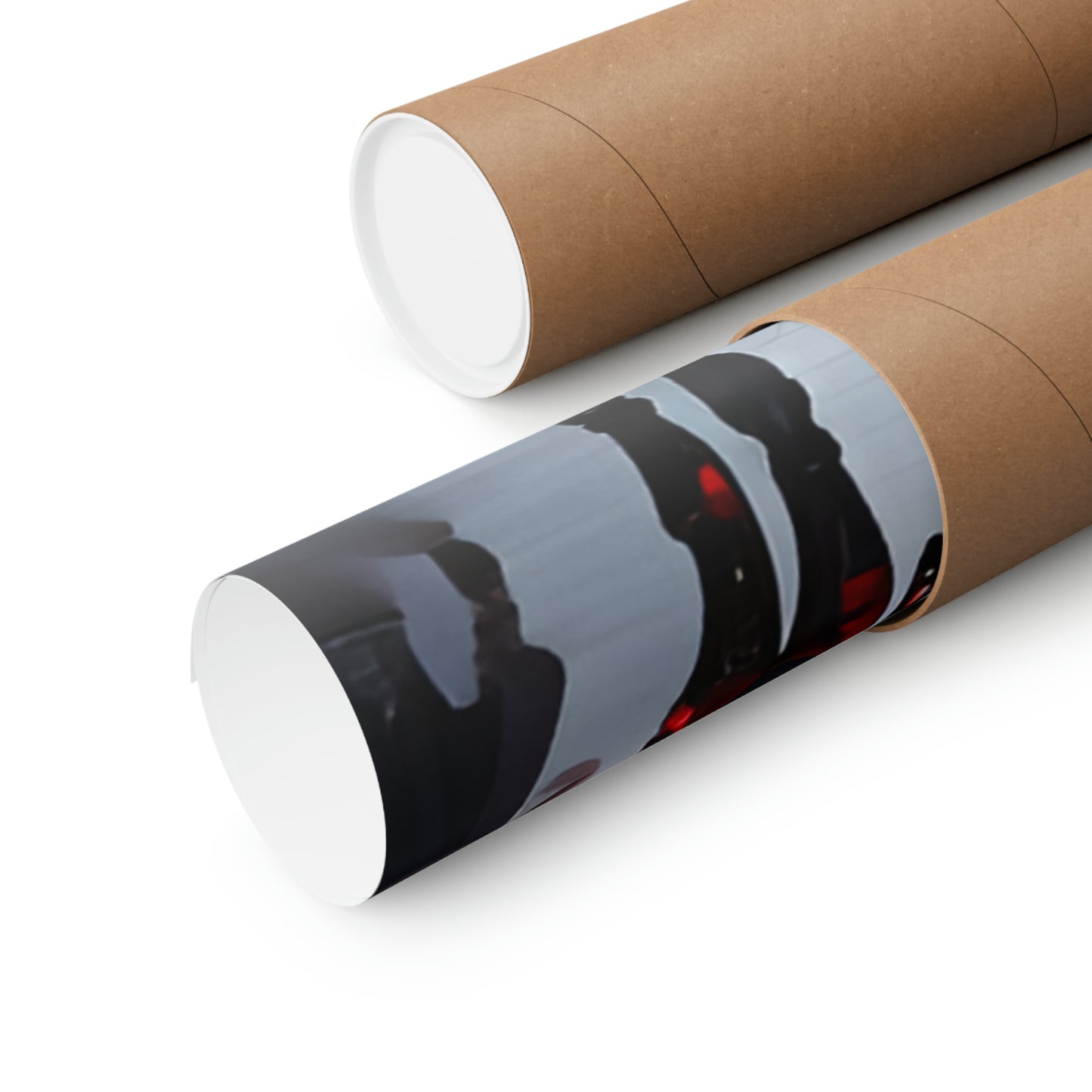 High Street into the Future Matte Vertical Posters
