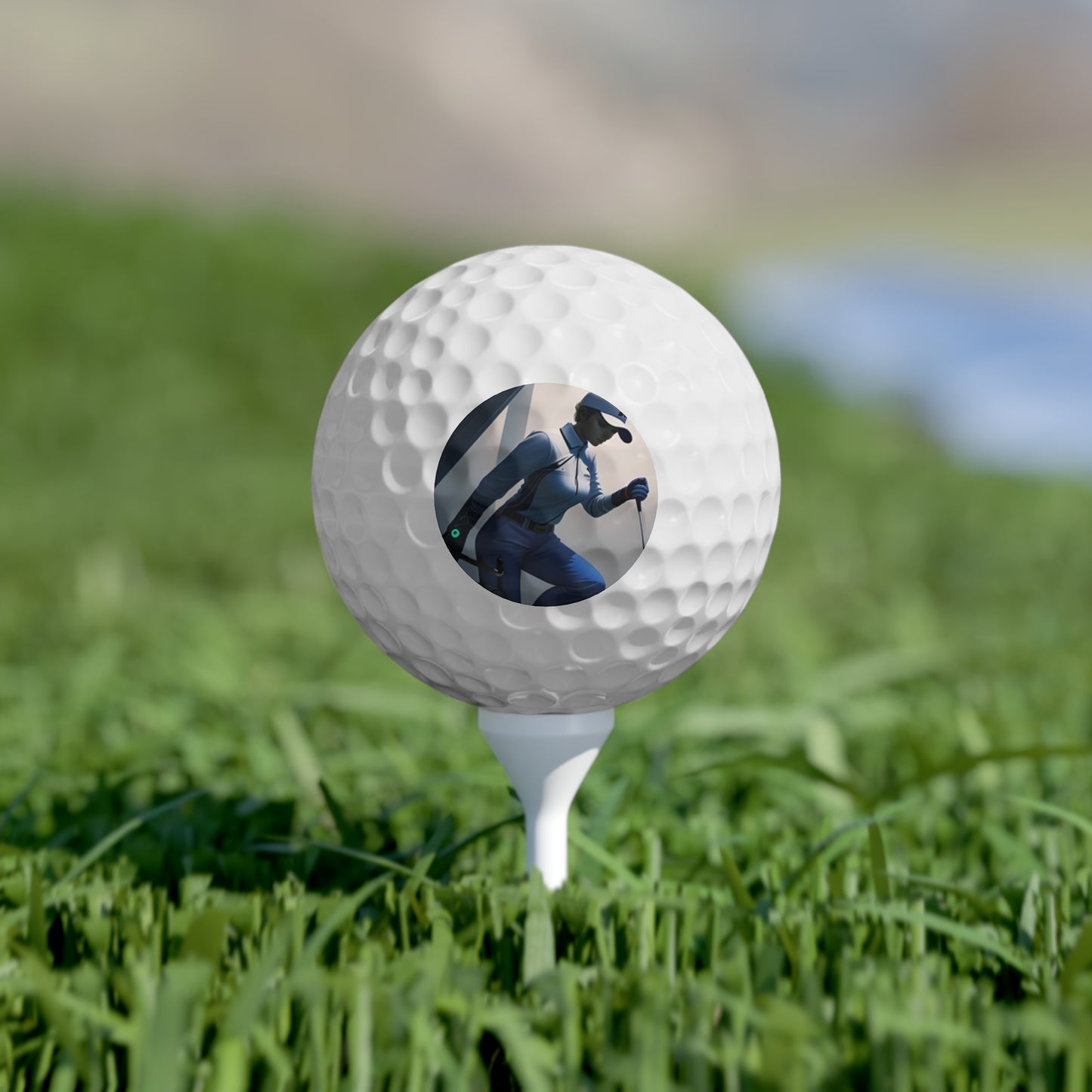 Lady Captain Blue Golf Balls, 6pcs