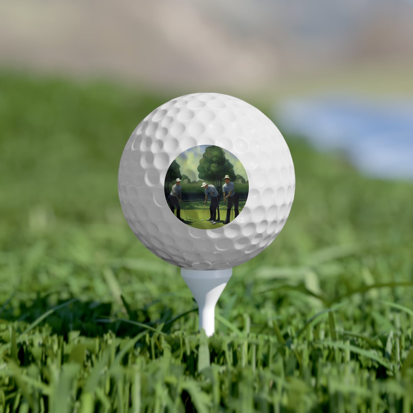 English Summer Golf Balls, 6pcs
