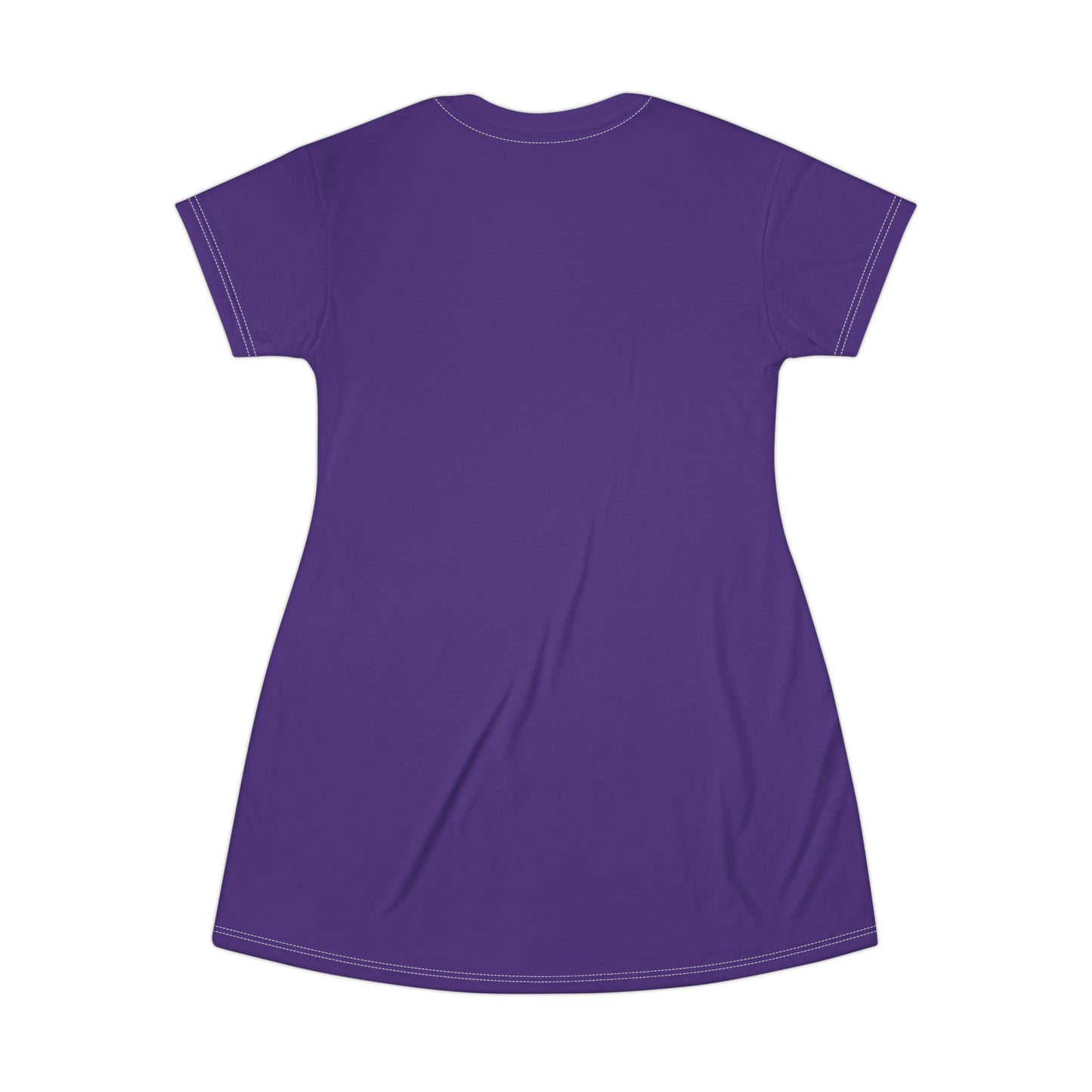 Galaxy T-Shirt Dress (AOP) dark purple