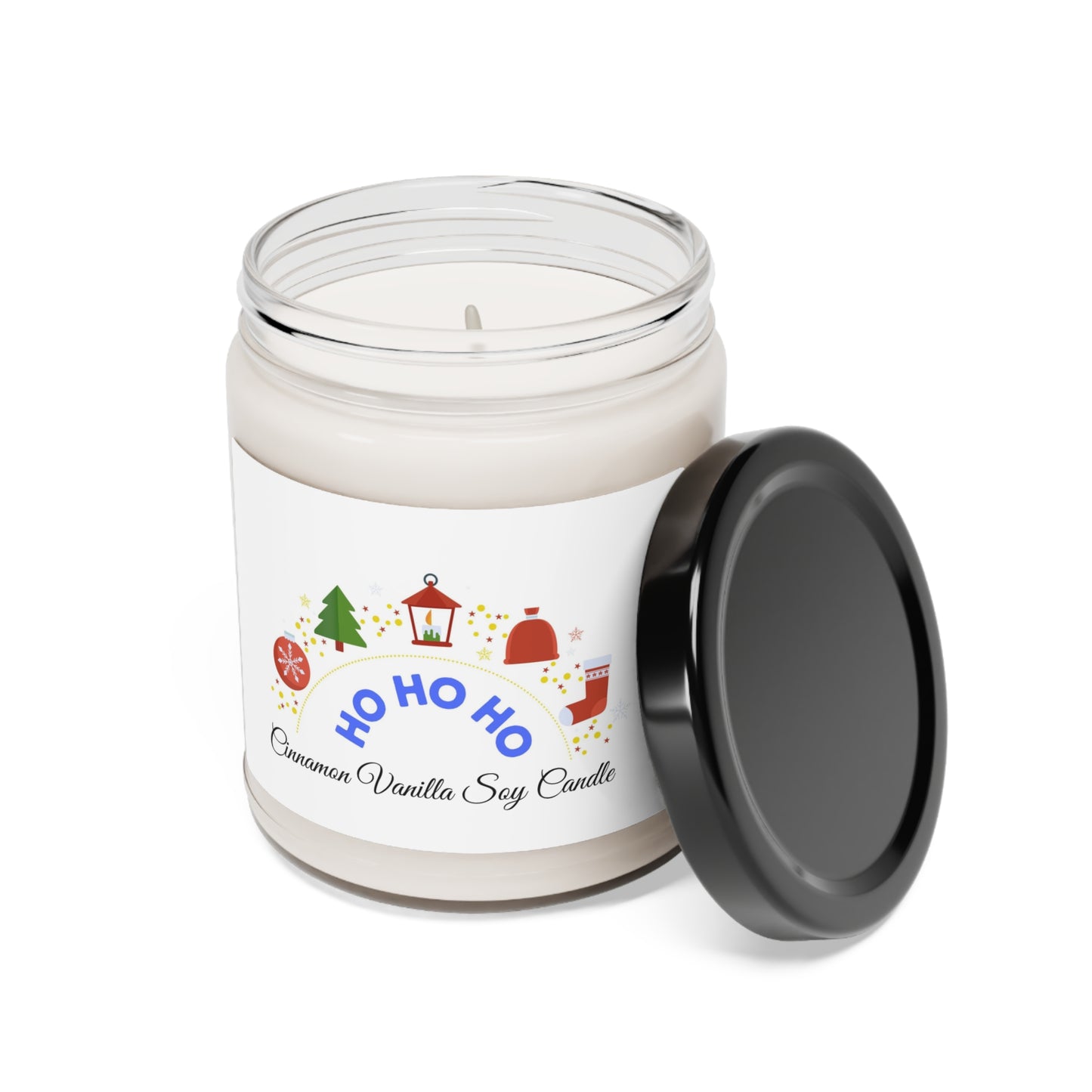Cinnamon Vanilla Scented Soy Candle, 9oz