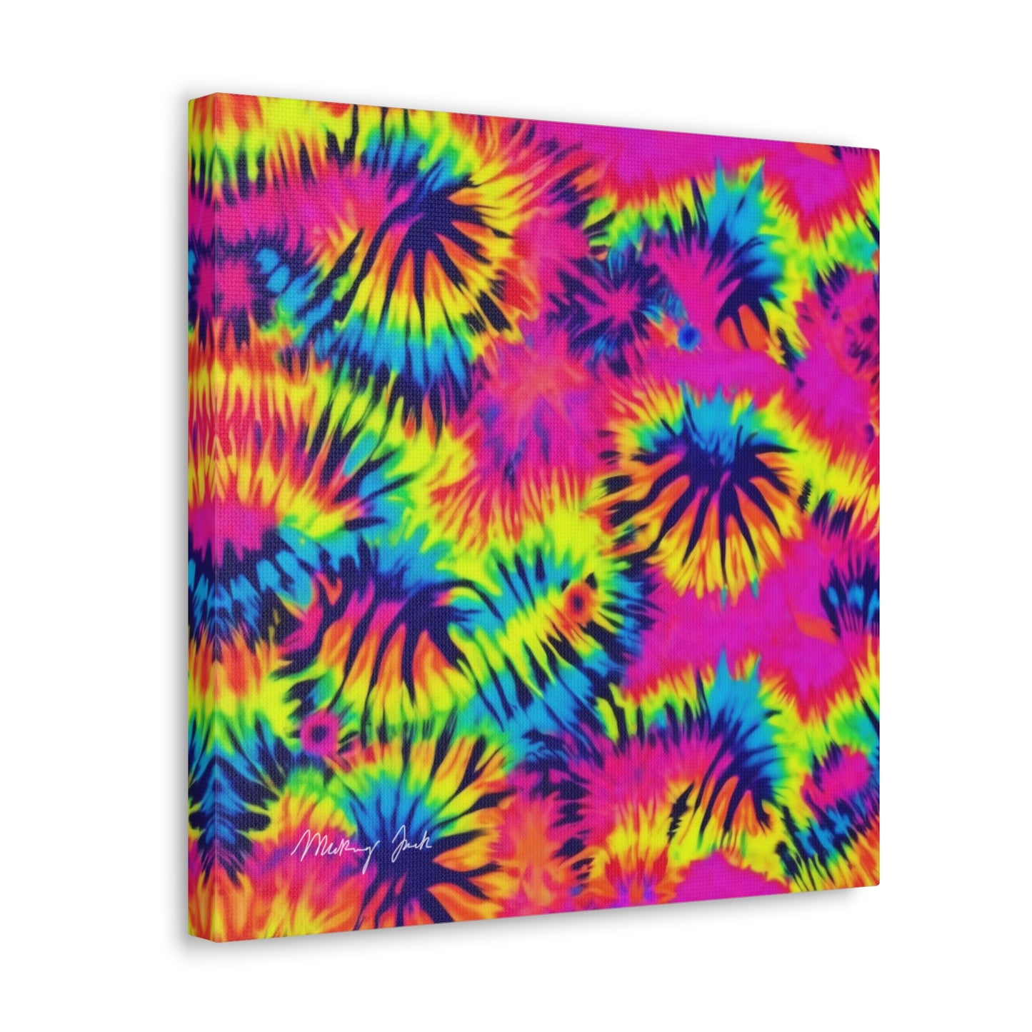 Neon Dandelions Canvas Gallery Wraps