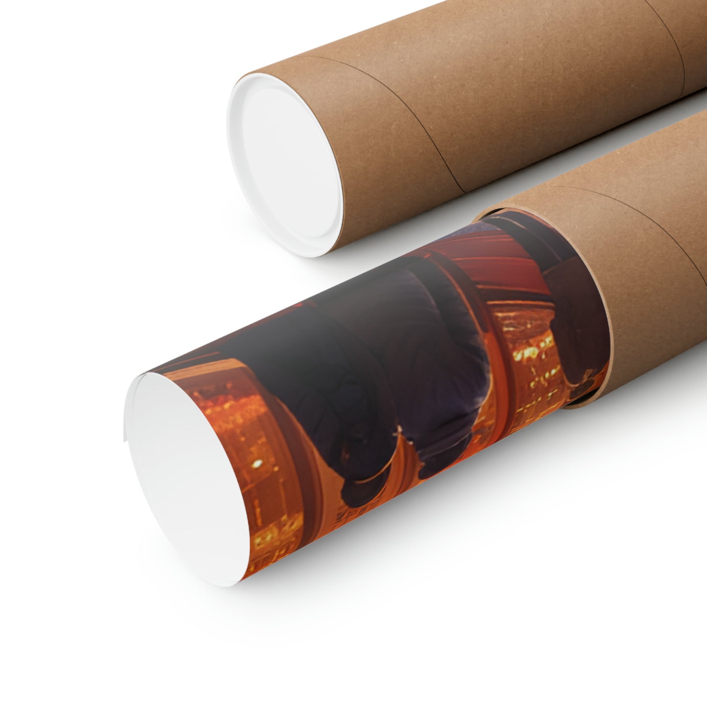 Christmas Shoppers Matte Vertical Posters