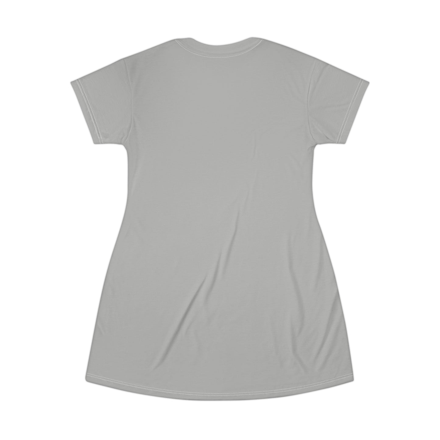 Good Witch T-Shirt Dress (AOP) grey