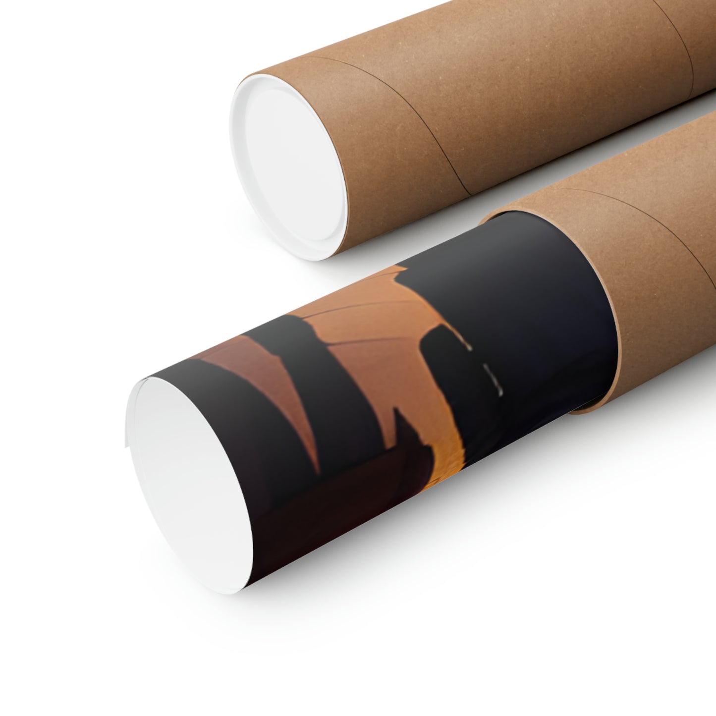 High Street Shoppers Futuristic Matte Vertical Posters