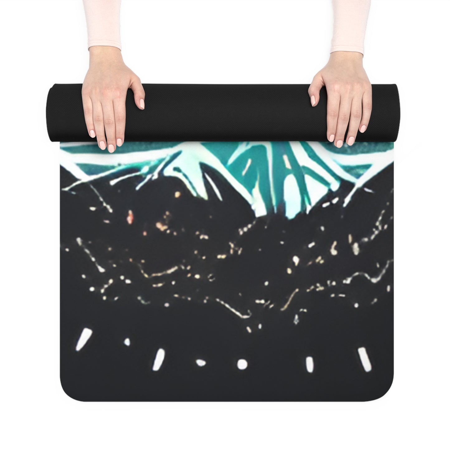 Mountain Peaks Rubber Yoga Mat