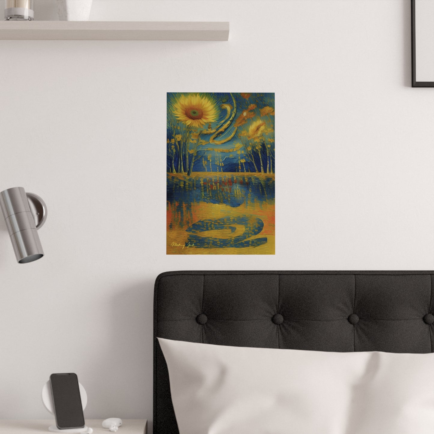 Sunflower Lake Satin Poster (210gsm)