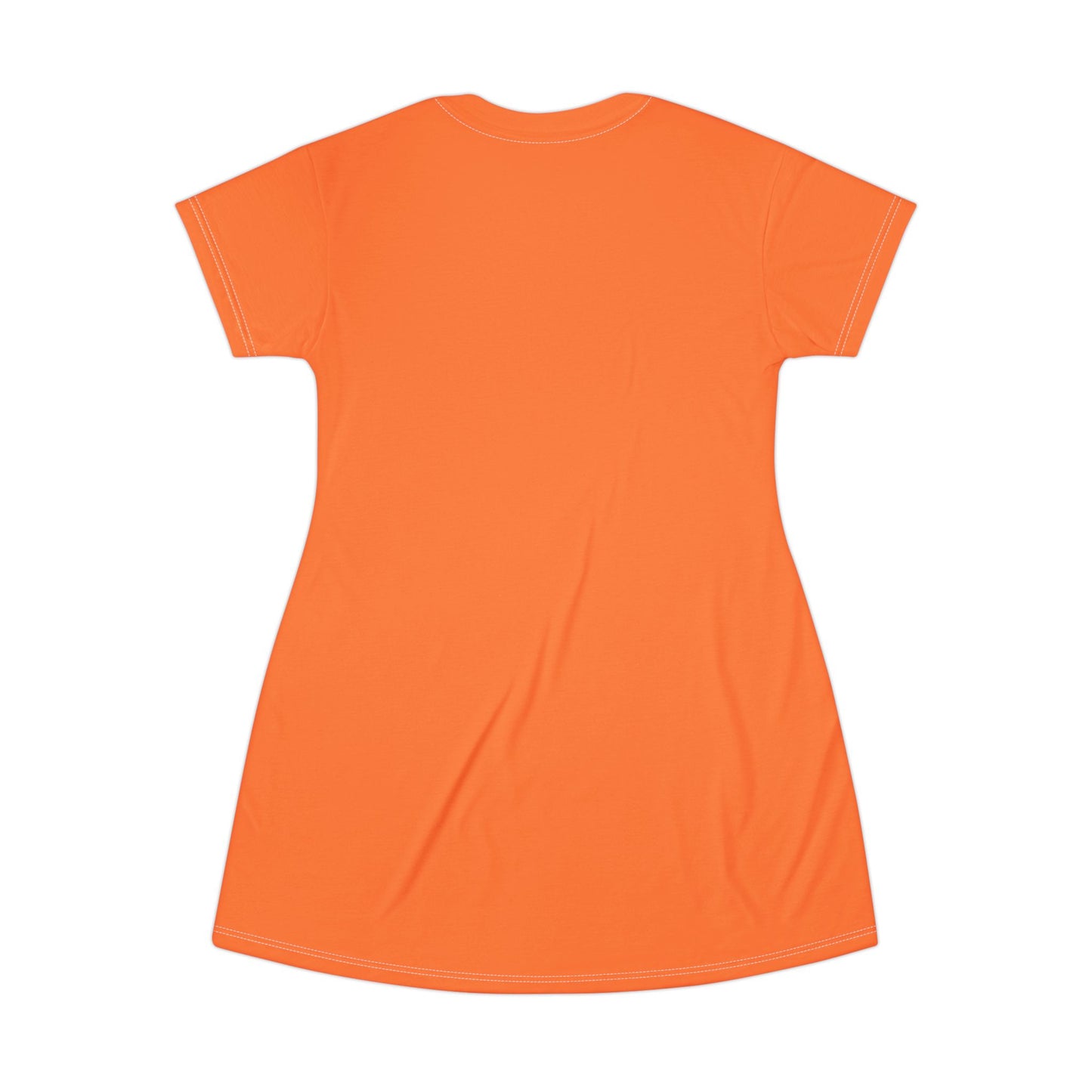 Good Witch T-Shirt Dress (AOP) orange