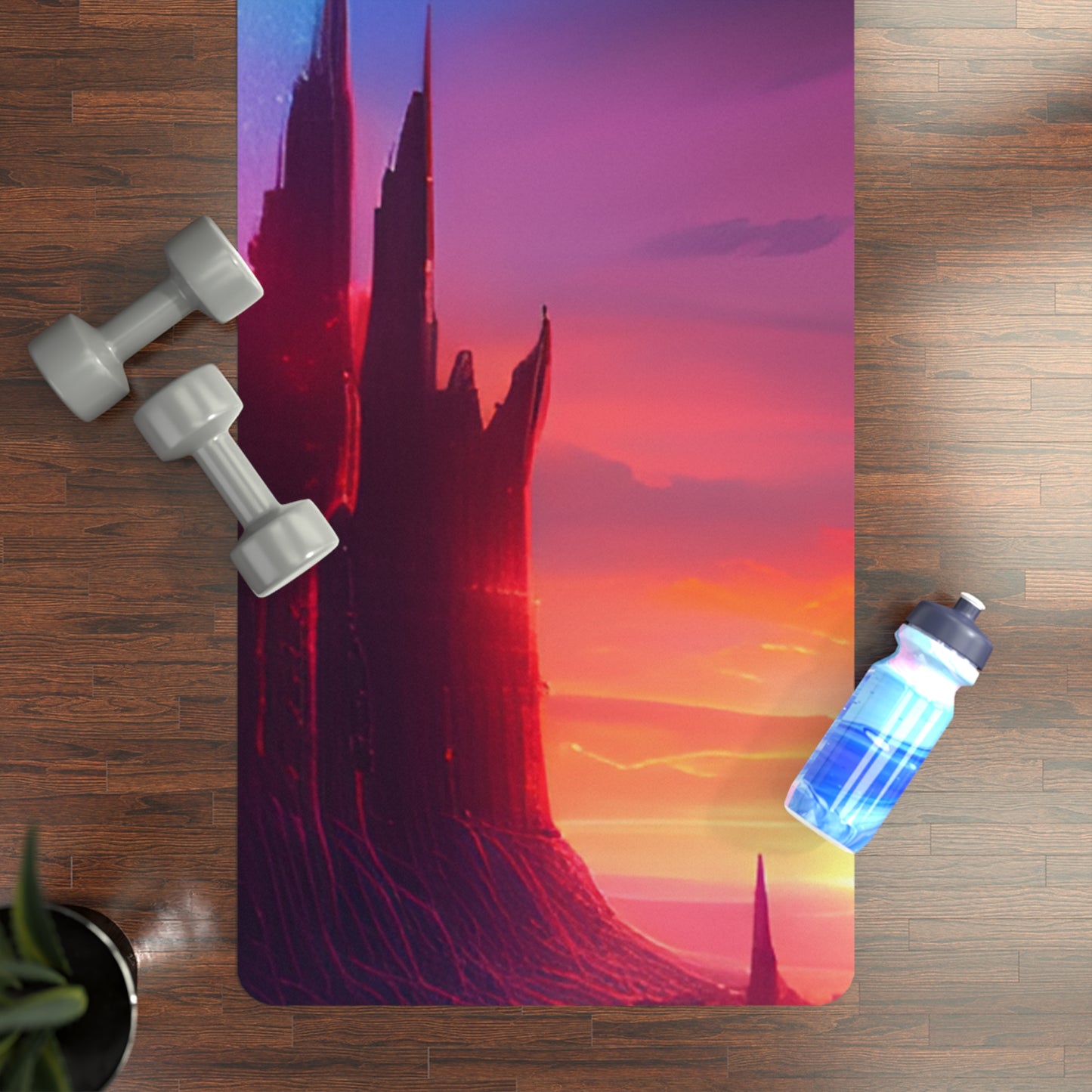 Horizon Rainbow Rubber Yoga Mat