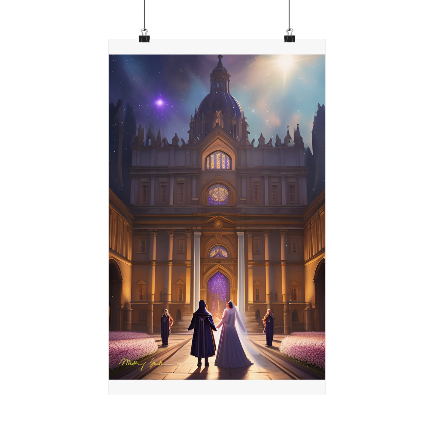 College Wedding Matte Vertical Posters