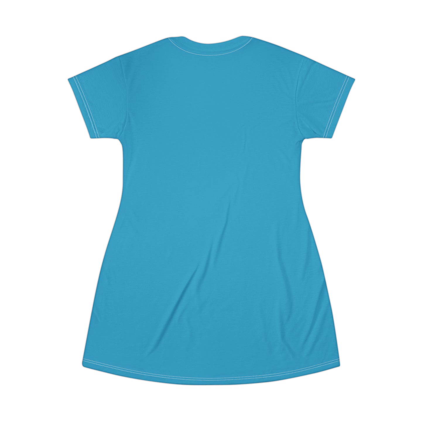 Good Witch T-Shirt Dress (AOP) turquoise