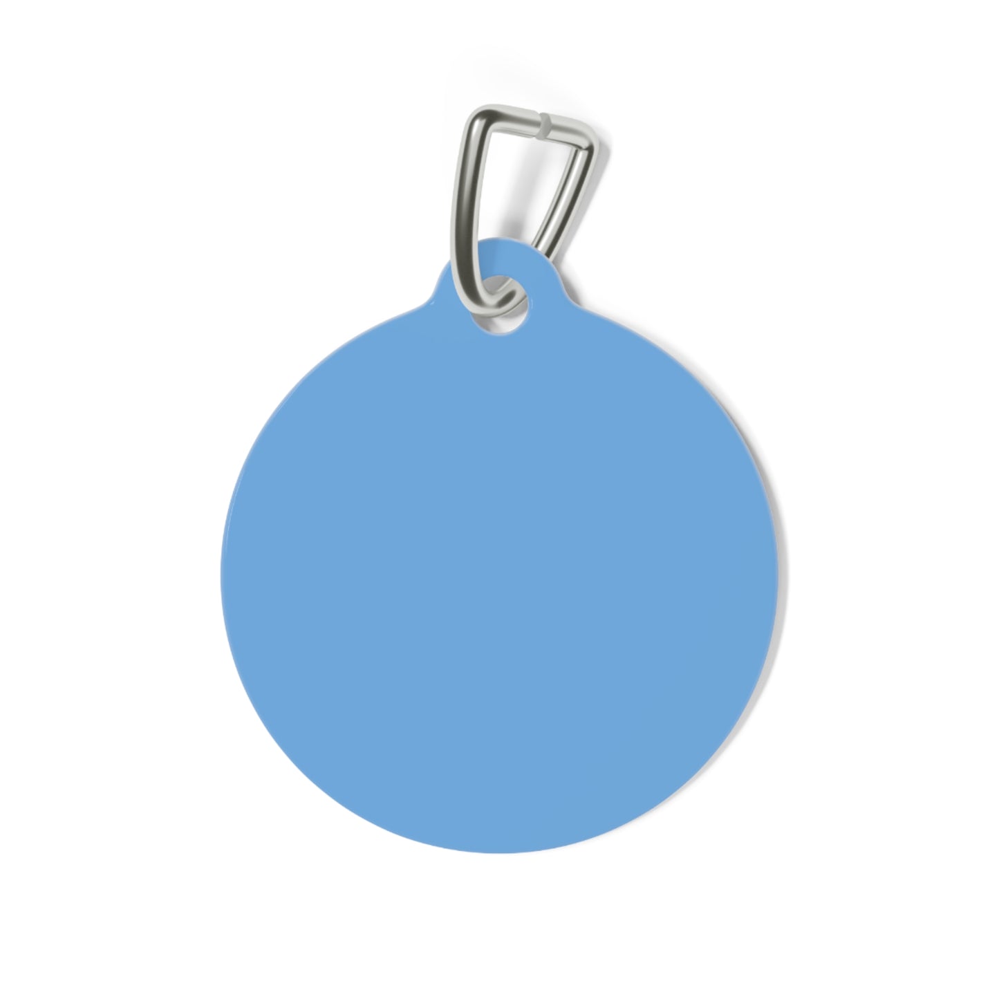 Guide Dog Pet Tag Light Blue