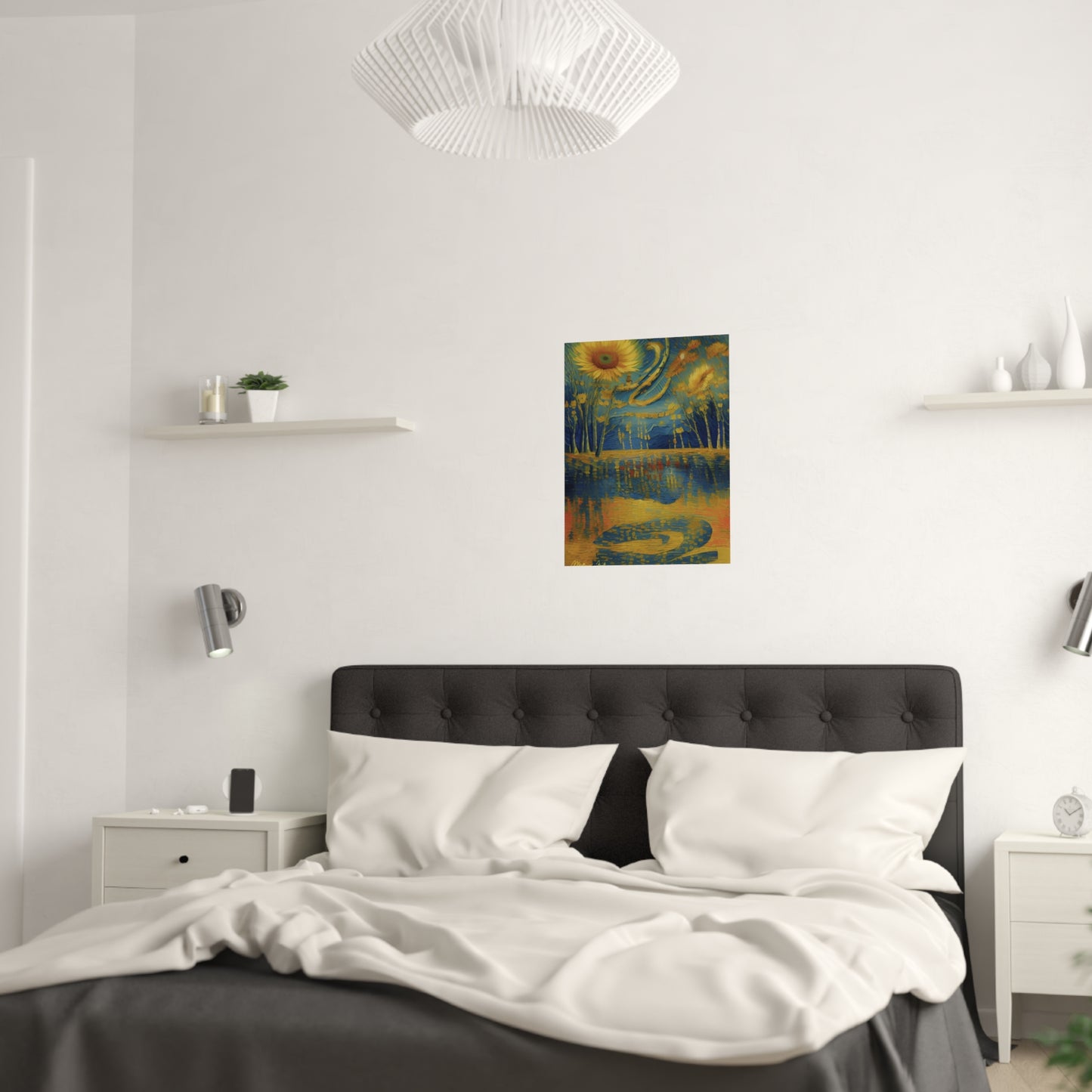Sunflower Lake Satin Poster (210gsm)