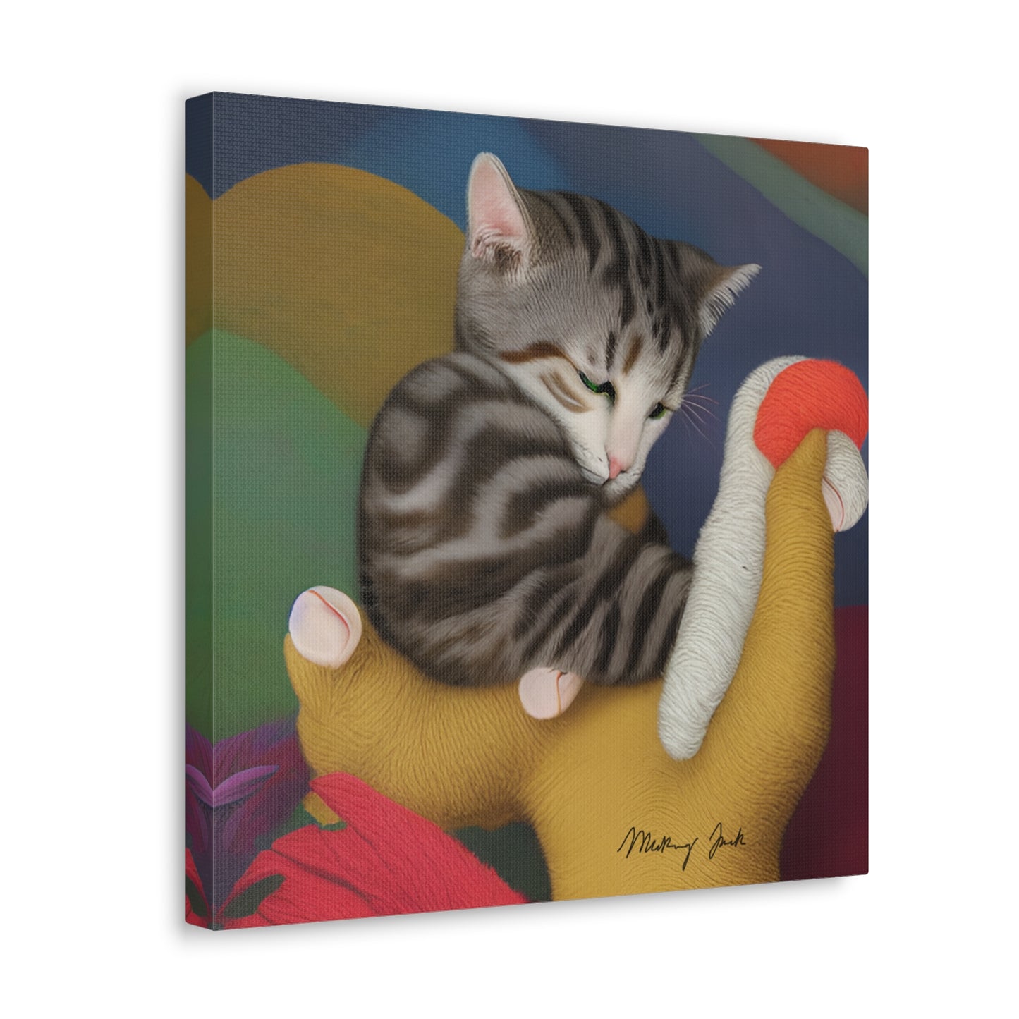 Sleeping Cat Canvas Gallery Wraps