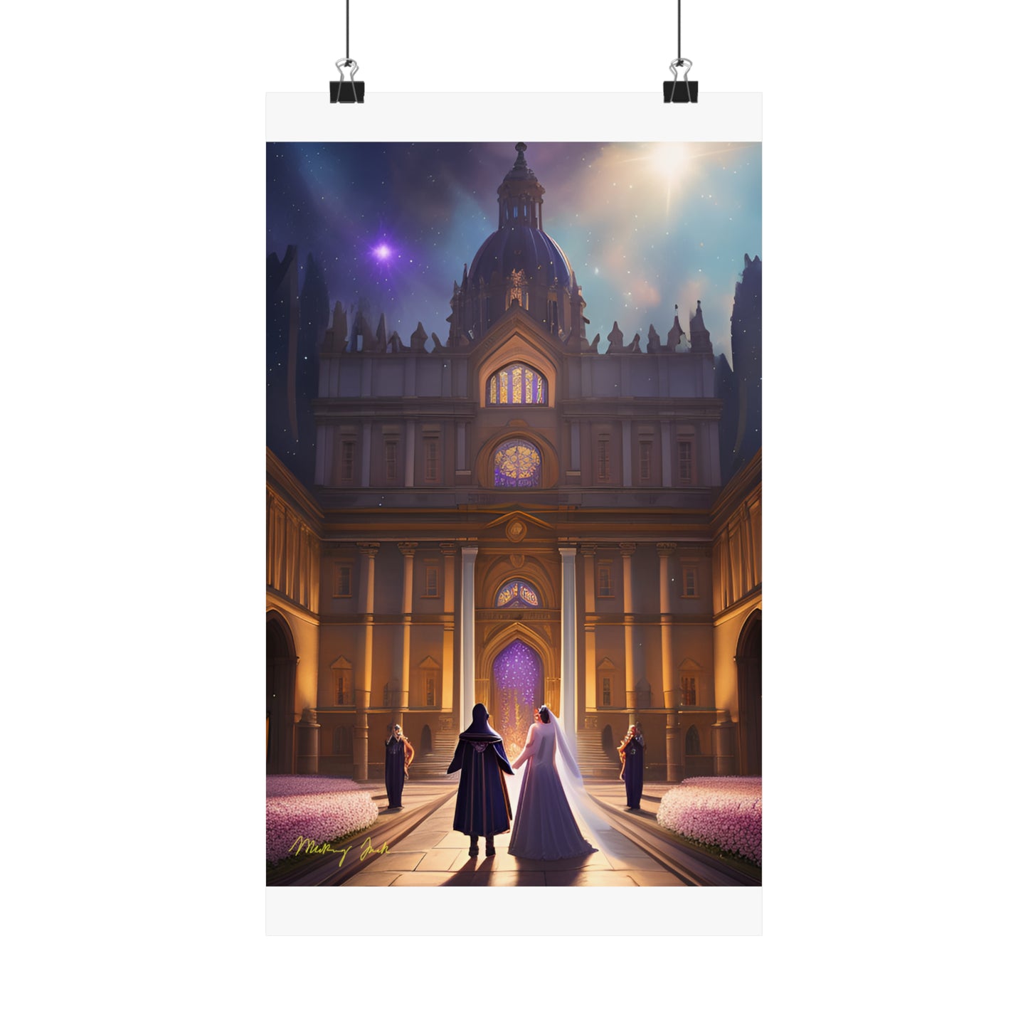 College Wedding Matte Vertical Posters